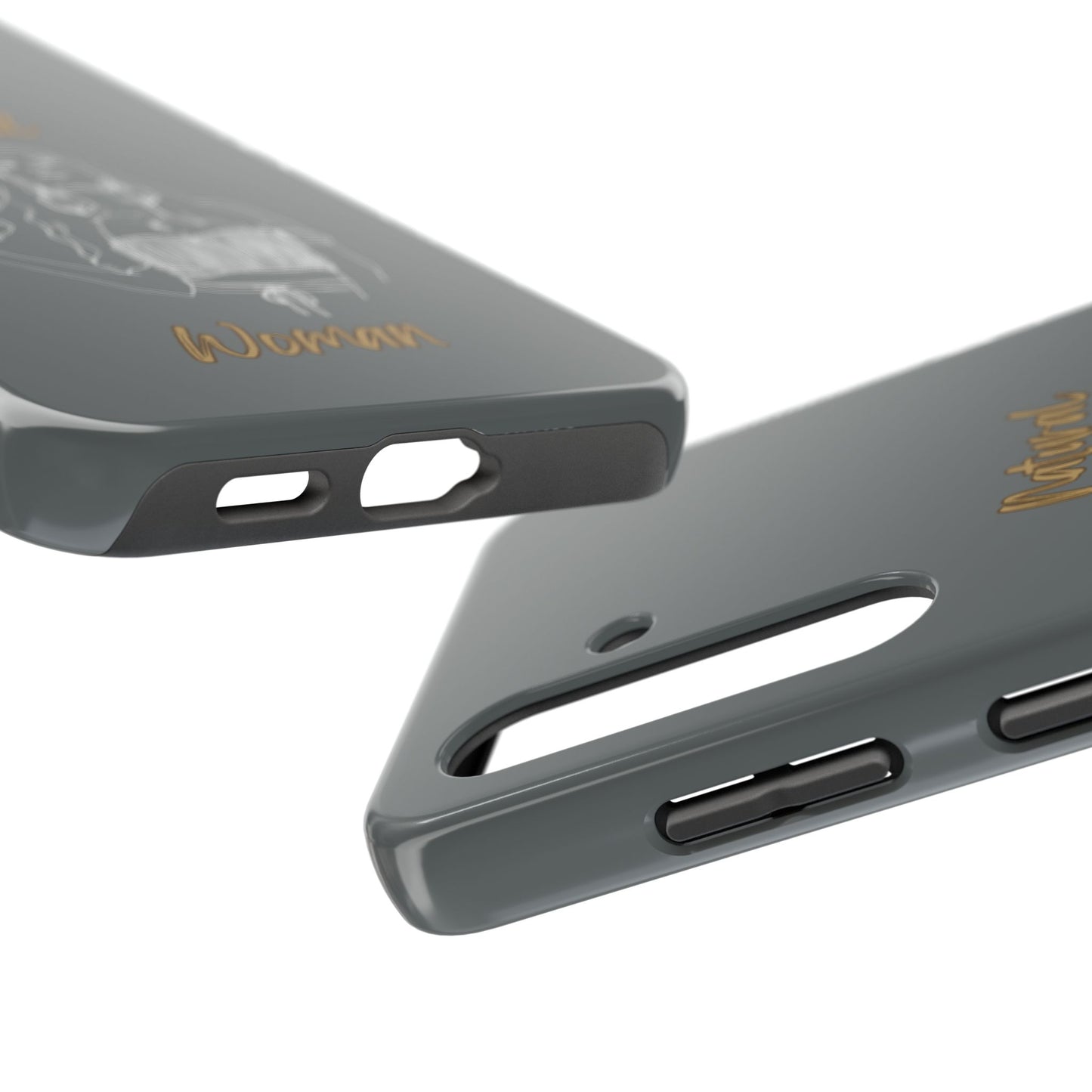Natural Woman Thinking (WL)Tough Phone Cases DARK GREY