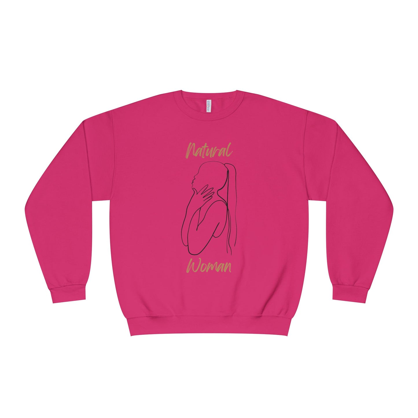 Natural Woman Ponytail (BL) Crewneck Sweatshirt