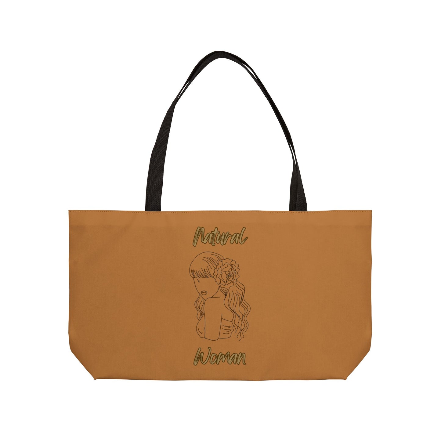 Natural Woman Newness (BL) Weekender Tote Bag LIGHT BROWN