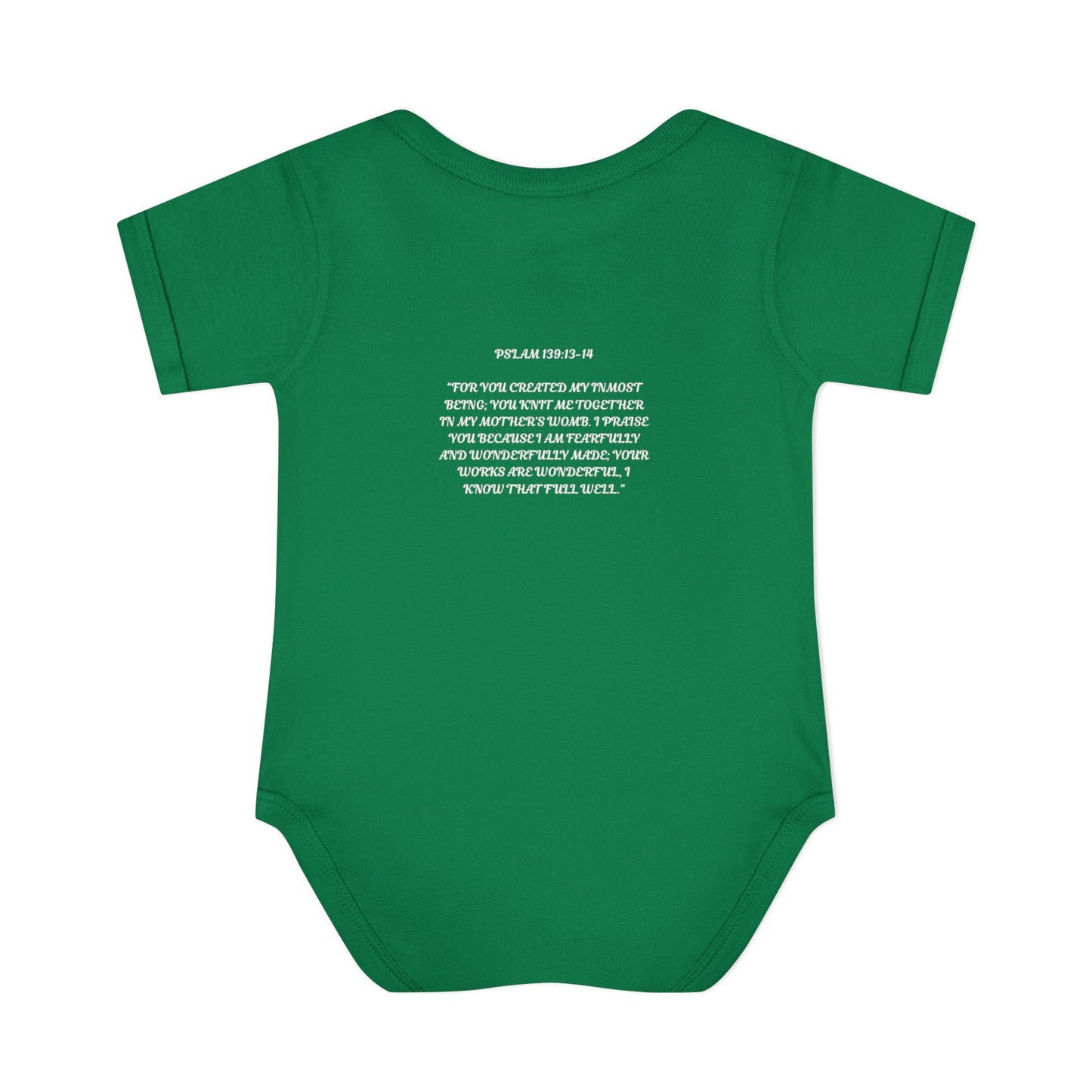 Kingdom Kids Infant Bodysuit - Psalm 139: 13-14