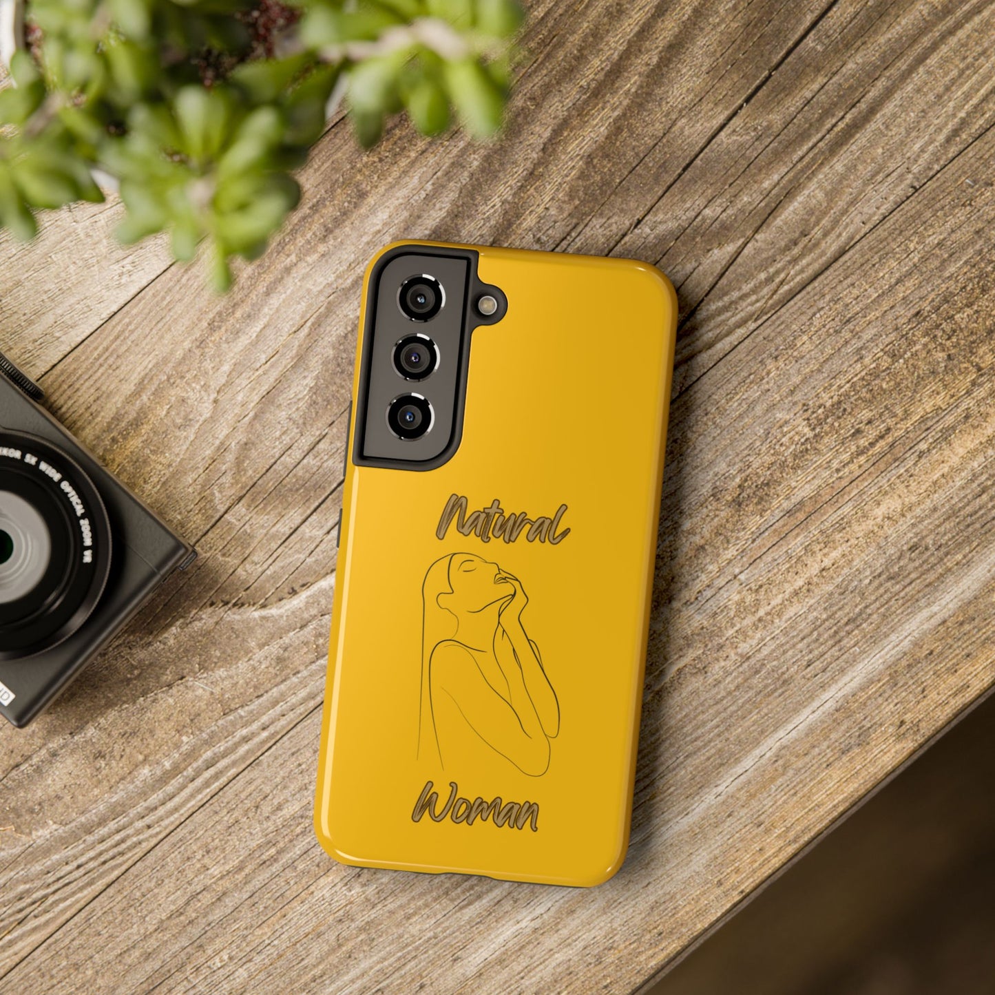 Natural Woman Thank You (BL) Tough Phone Cases YELLOW