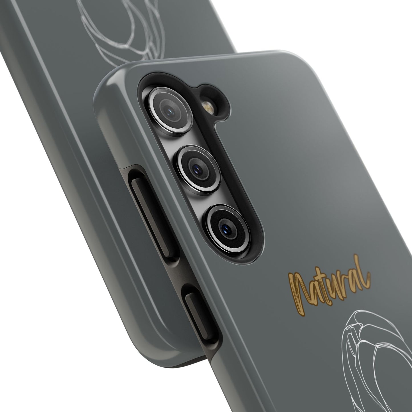 Natural Woman Towel Wrapped (WL)Tough Phone Cases DARK GREY