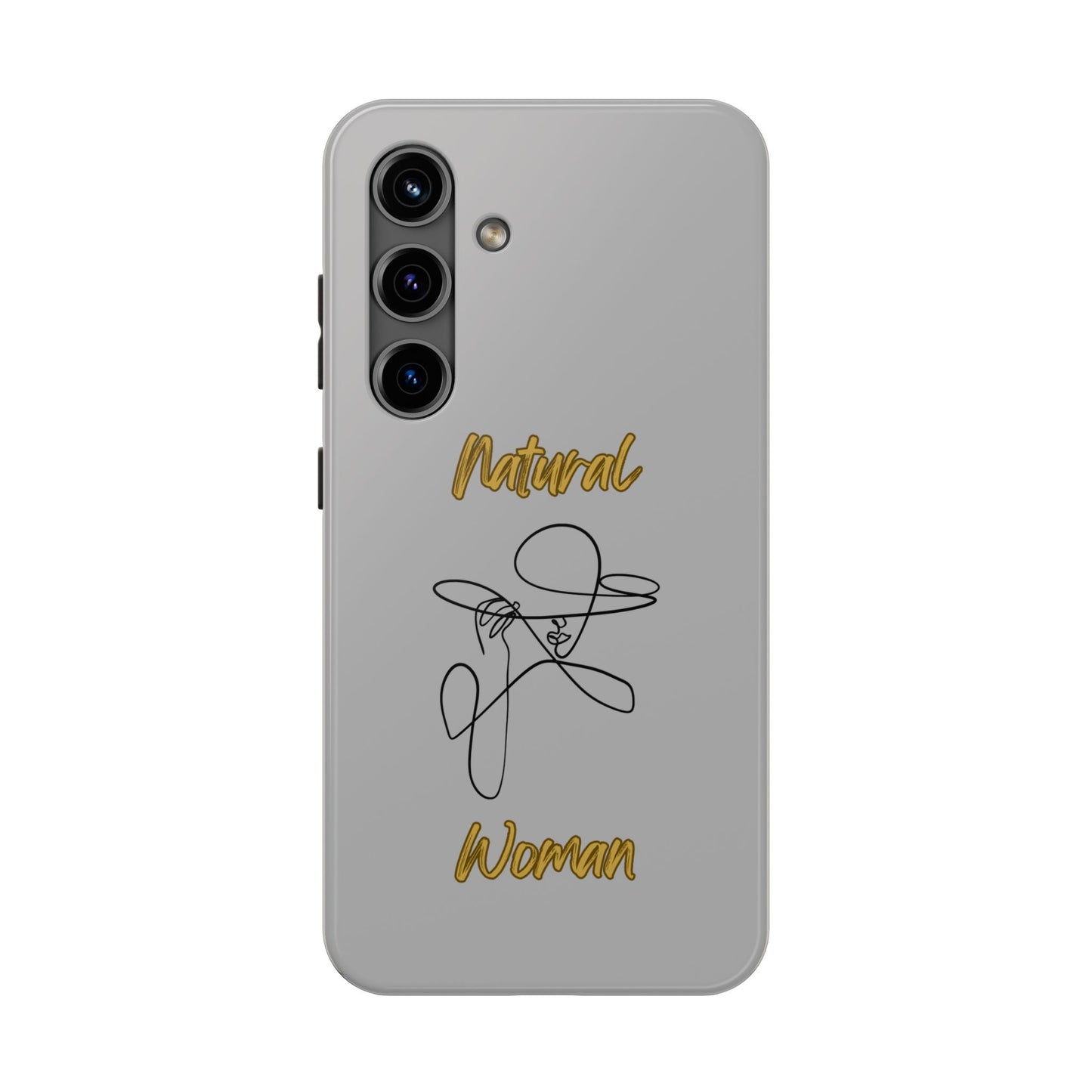 Natural Woman An Original (BL)Tough Phone Cases LIGHT GREY