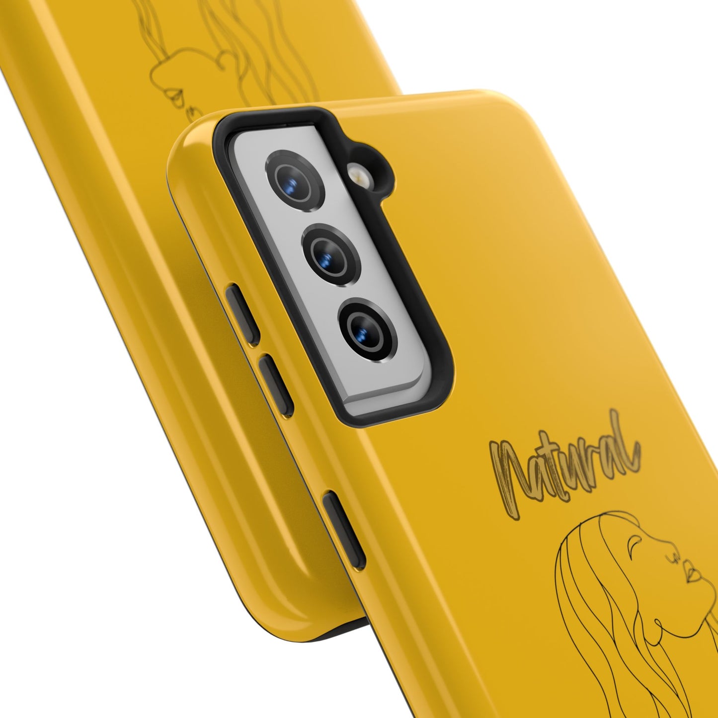 Natural Woman Breeze On Face (BL)Tough Phone Cases YELLOW