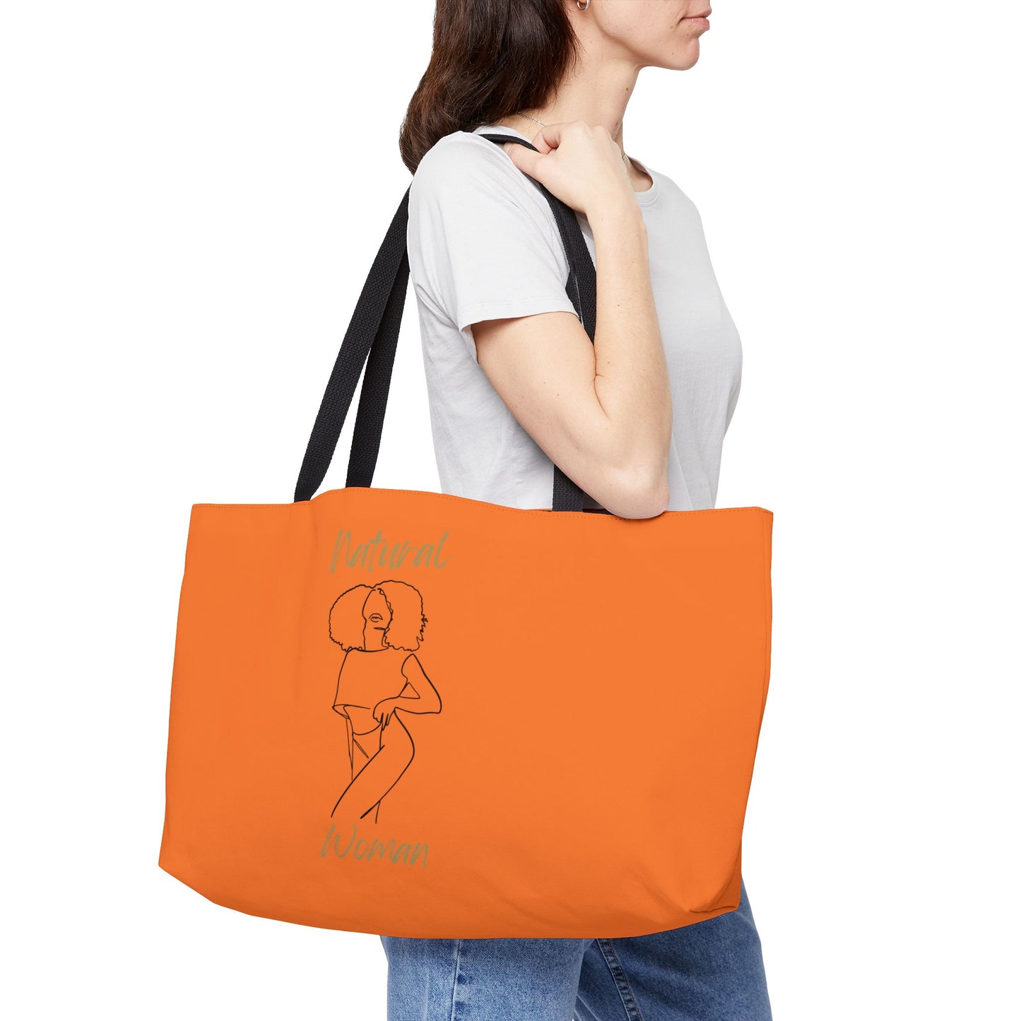 Natural Woman Pose (BL) Weekender Tote Bag CRUSTA