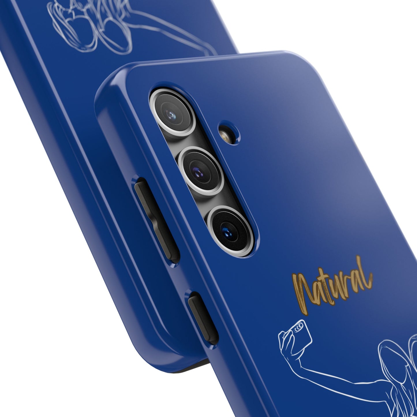Natural Woman Friends Selfie (WL)Tough Phone Cases DARK BLUE