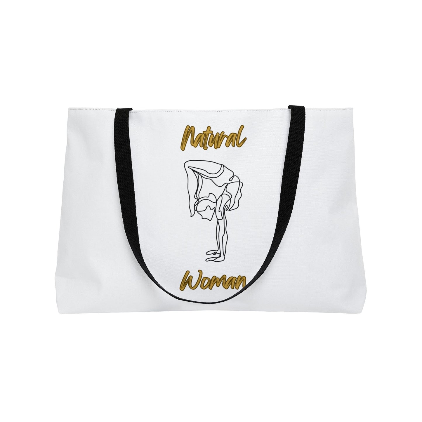 Natural Woman Flexible (BL) Weekender Tote Bag WHITE