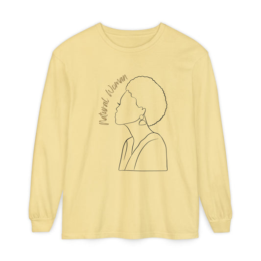 Natural Woman Sm Fro (BL) Long Sleeve T-Shirt