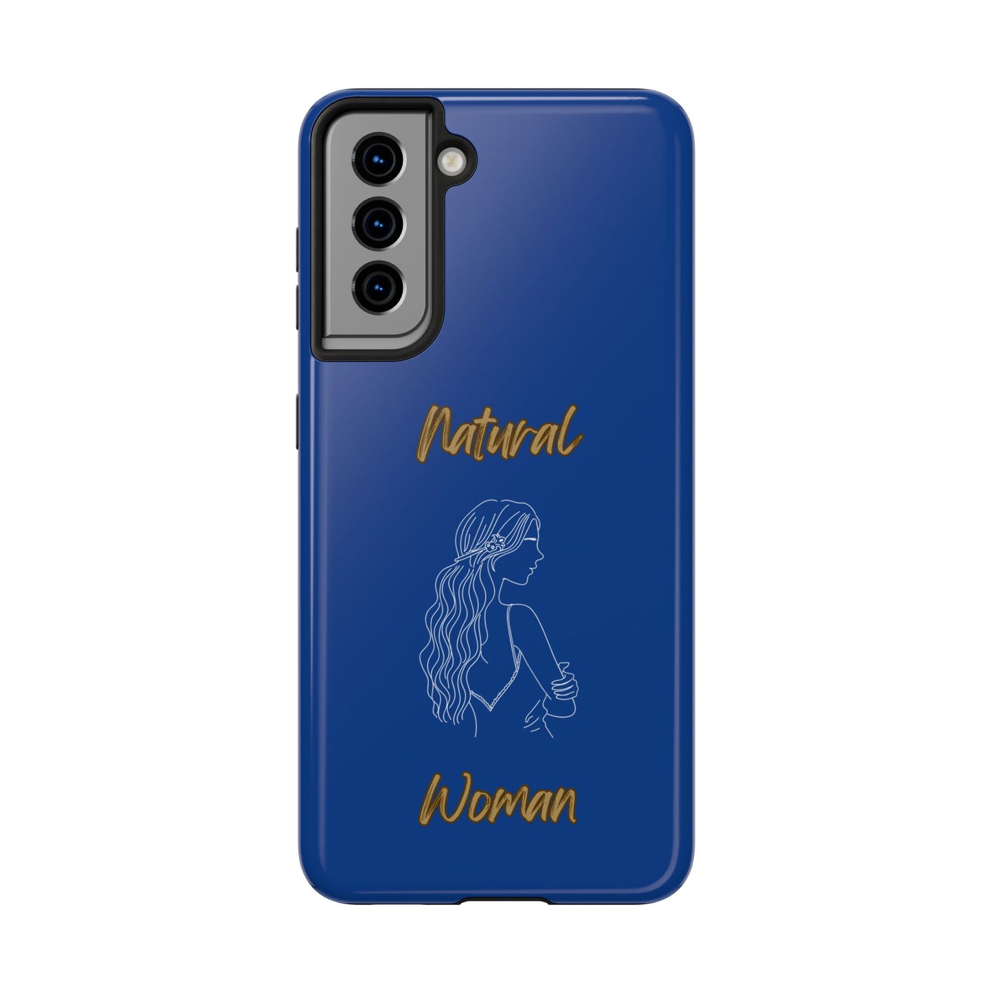 Natural Woman Young Woman (WL)Tough Phone Cases DARK BLUE