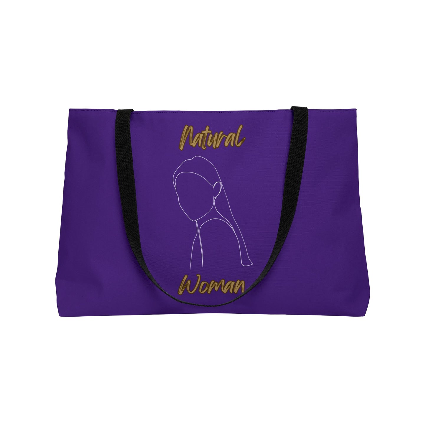 Natural Woman Tilted Look (WL) Weekender Tote Bag PURPLE