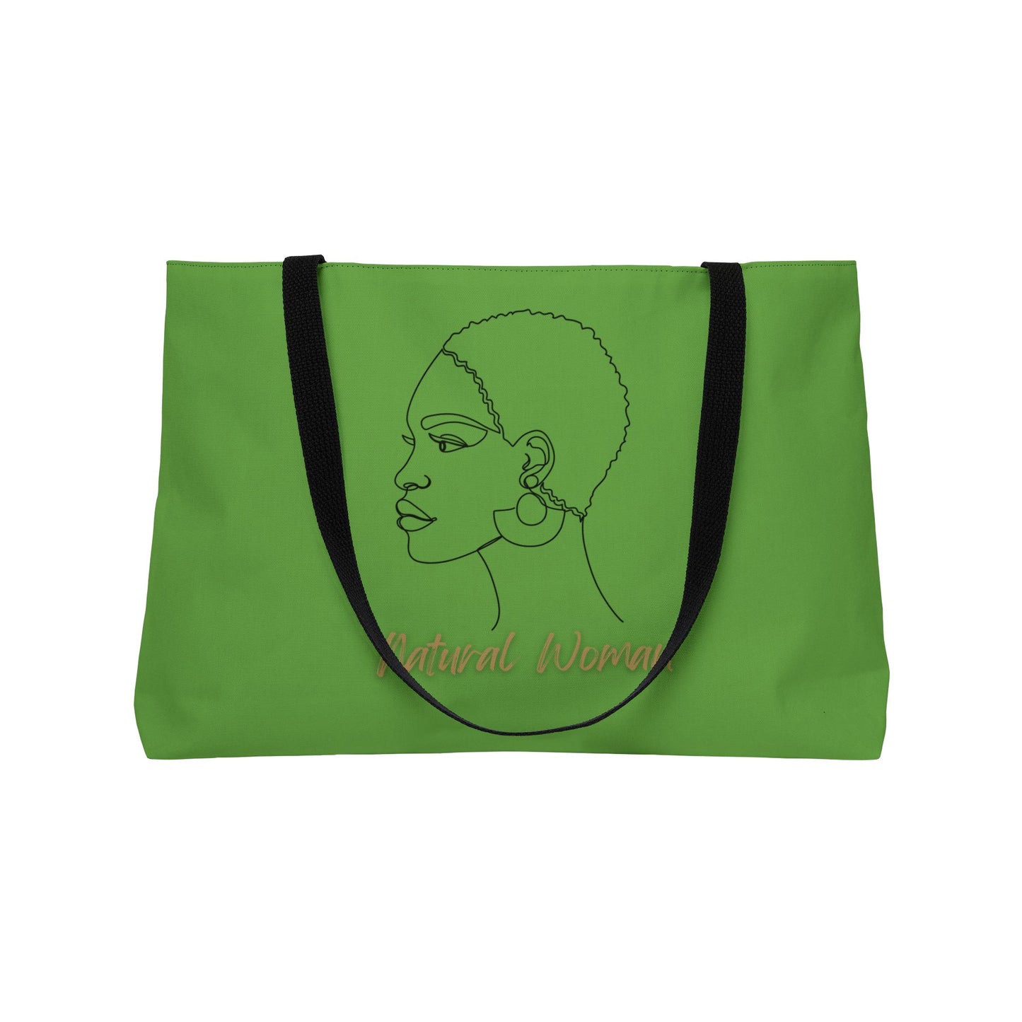 Natural Woman Finger Wave (BL) Weekender Tote Bag GREEN
