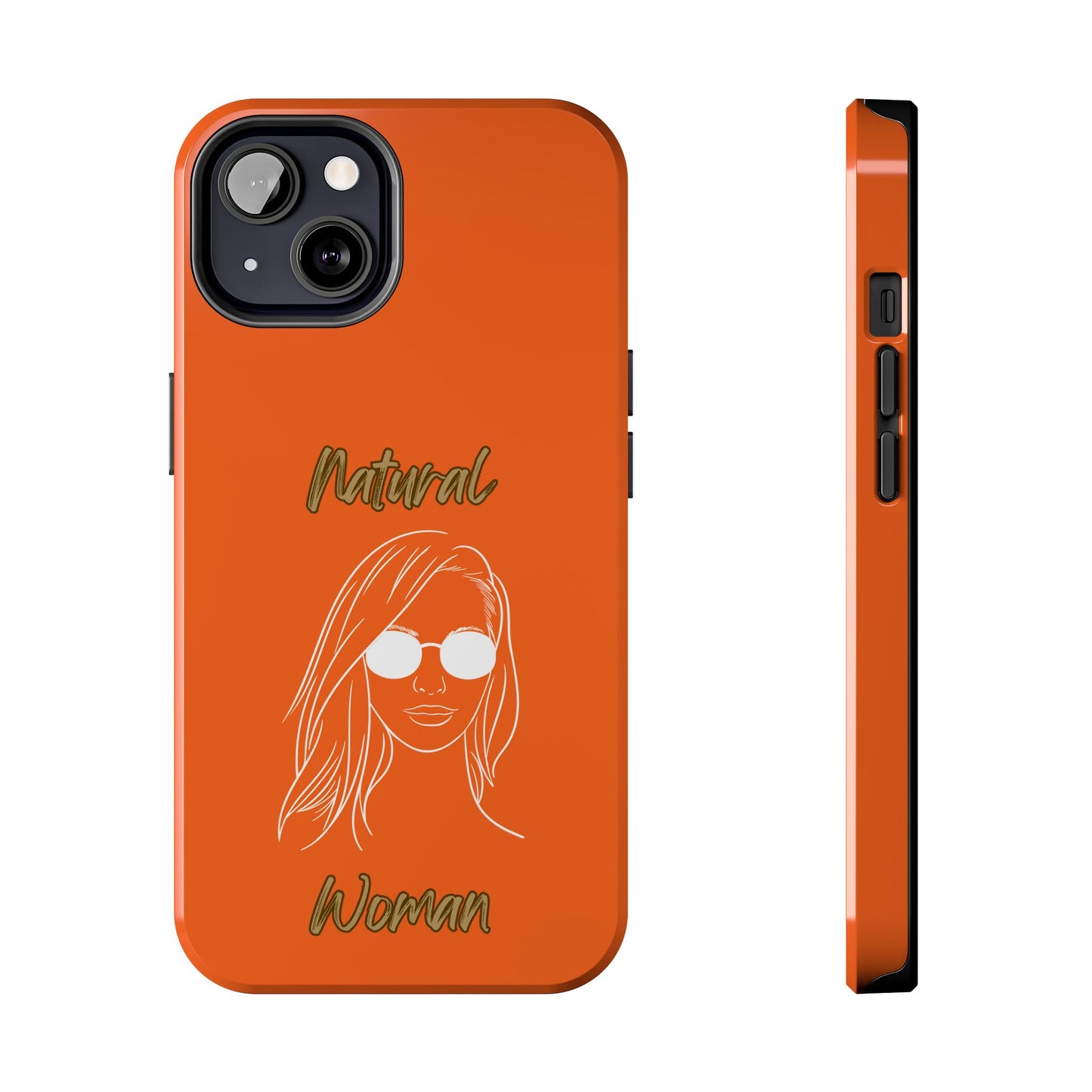 Natural Woman Shades (WL)Tough Phone Cases ORANGE