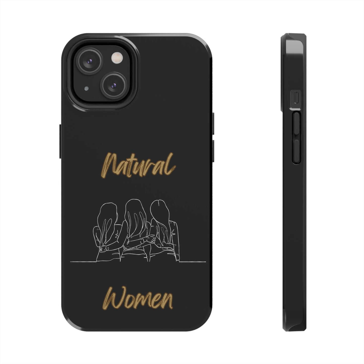 Natural Woman Loving Friends (WL) Tough Phone Cases BLACK