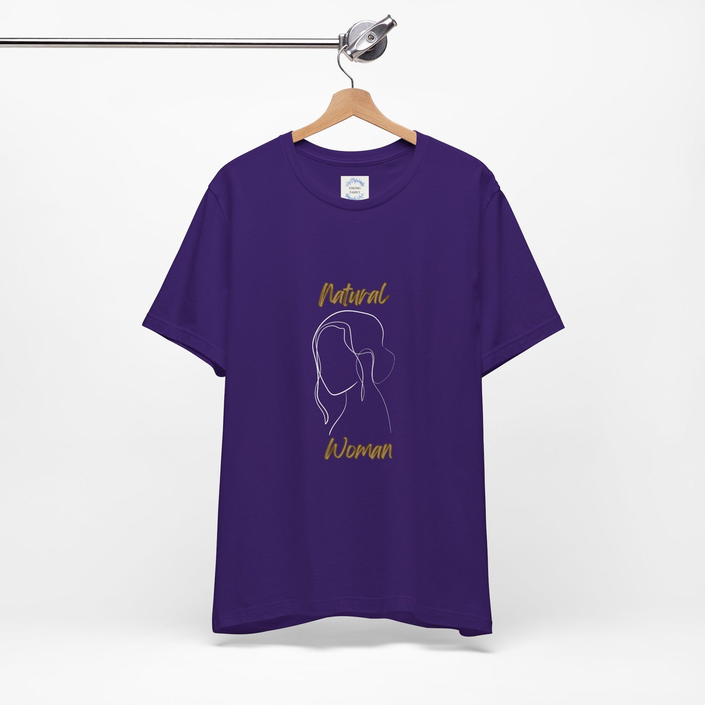 Natural Woman Hanging Hair (WL) Short Sleeve T-Shirt