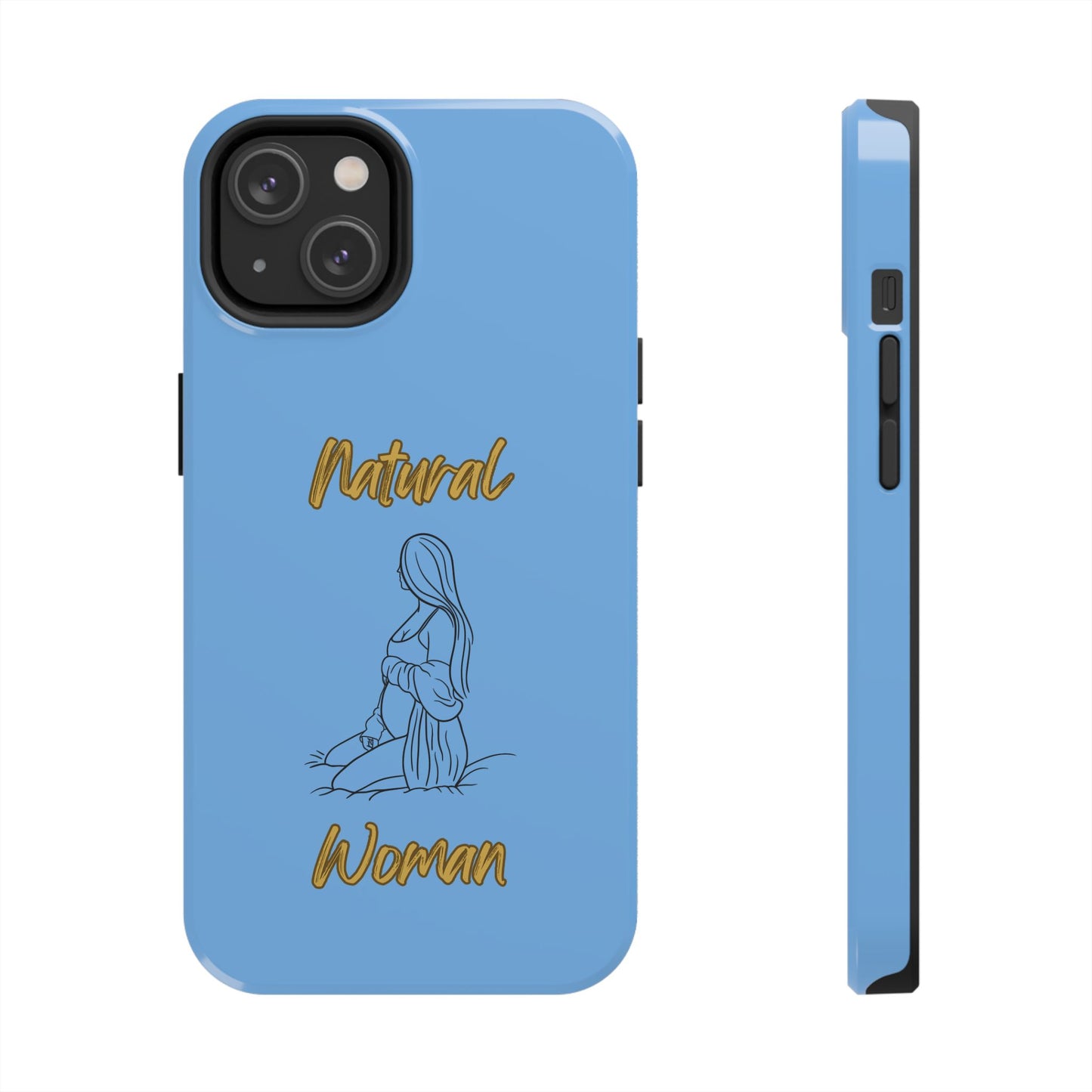 Natural Woman Expecting (BL)Tough Phone Cases LIGHT BLUE