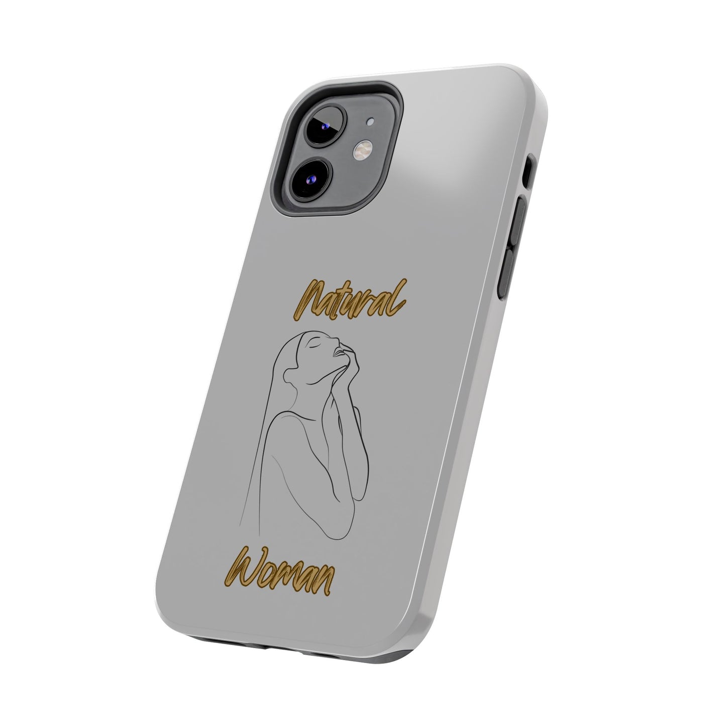 Natural Woman Thank You (BL) Tough Phone Cases LIGHT GREY
