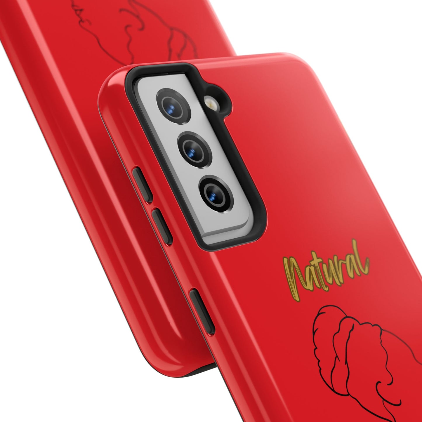 Natural Woman Mixed (BL)Tough Phone Cases RED