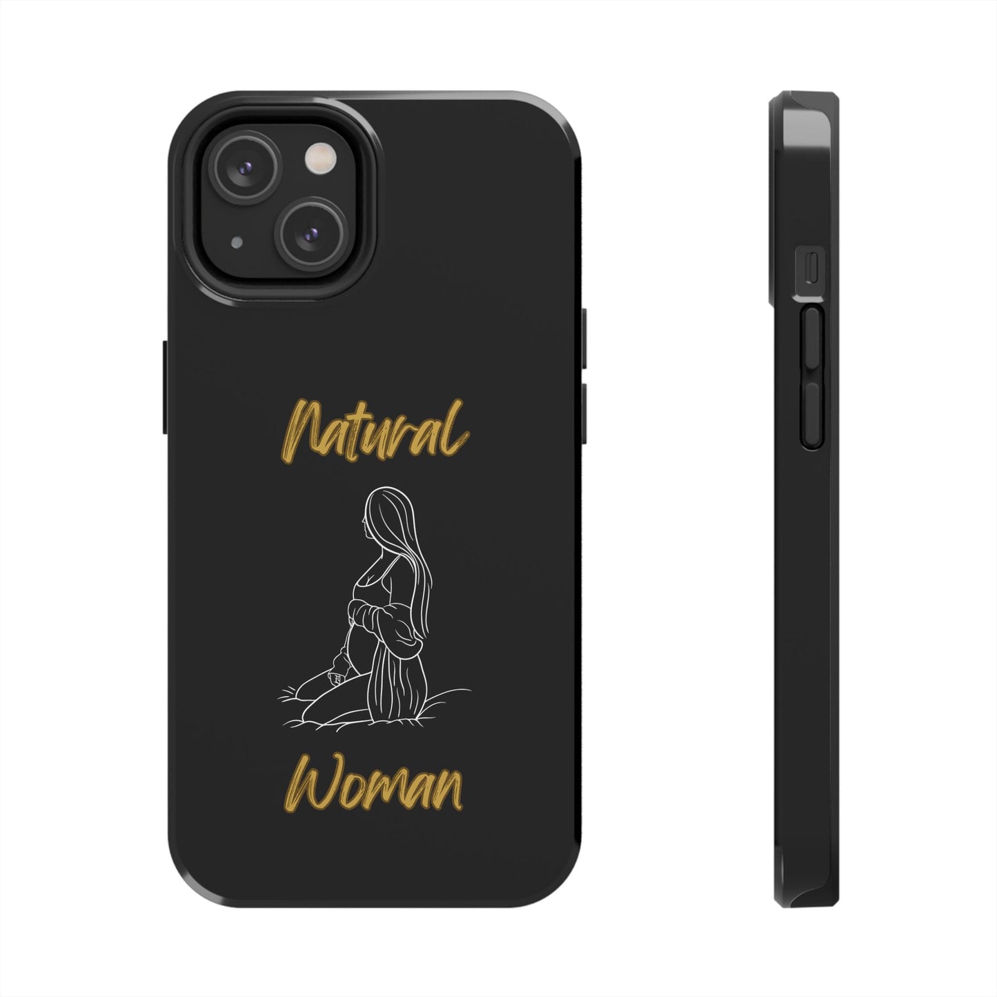 Natural Woman Expecting (WL)Tough Phone Cases BLACK