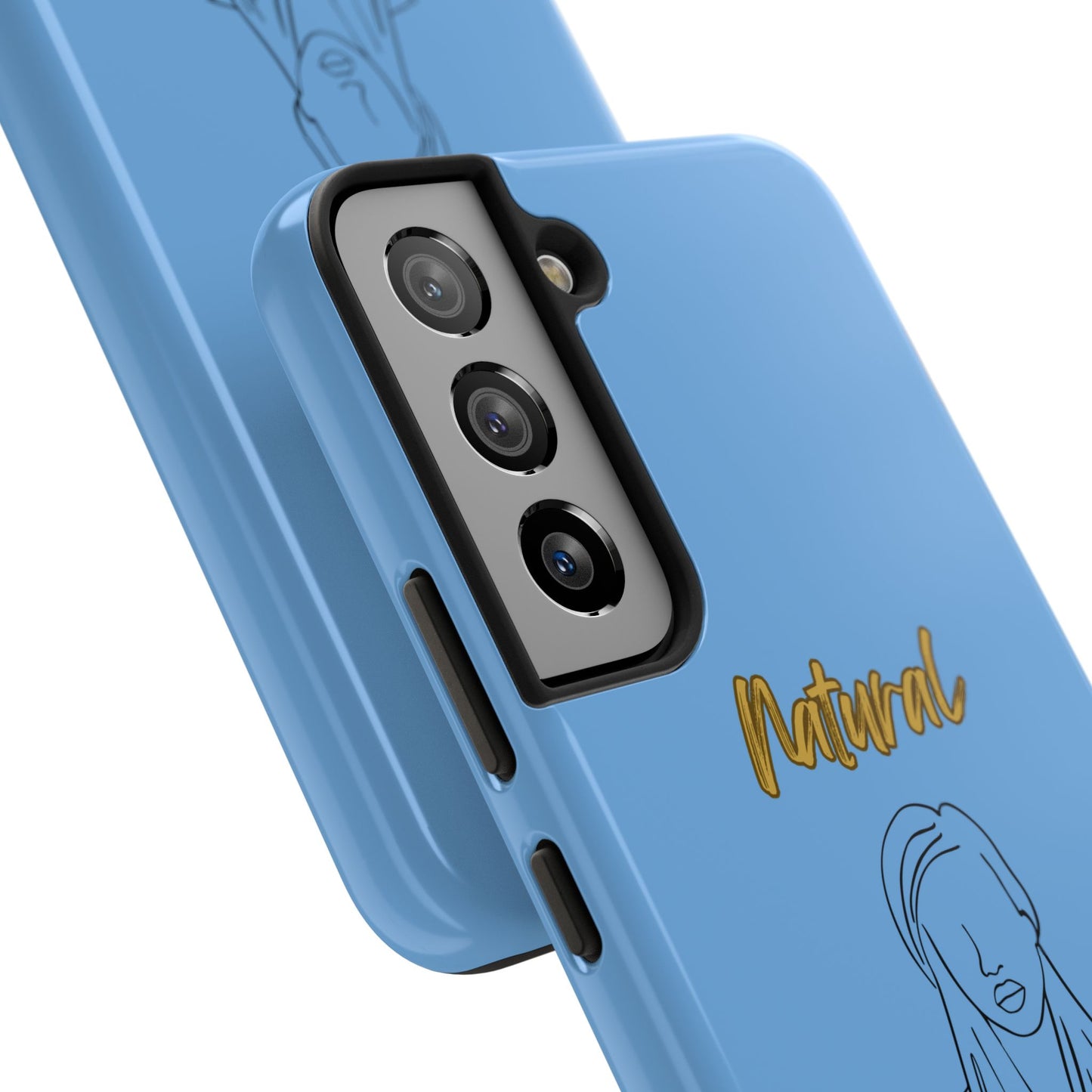 Natural Woman Content (BL)Tough Phone Cases LIGHT BLUE