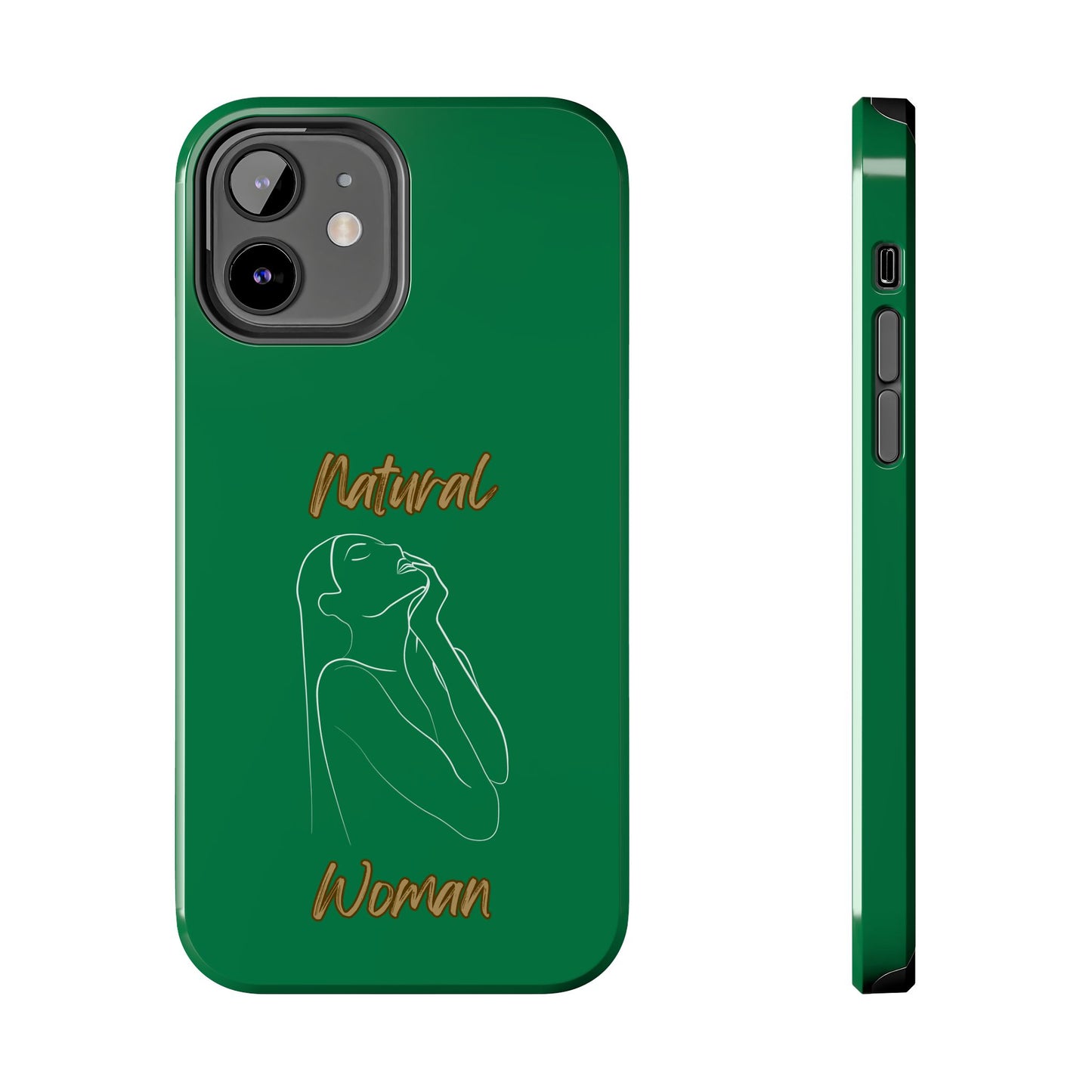 Natural Woman Thank You (WL) Tough Phone Cases DARK GREEN