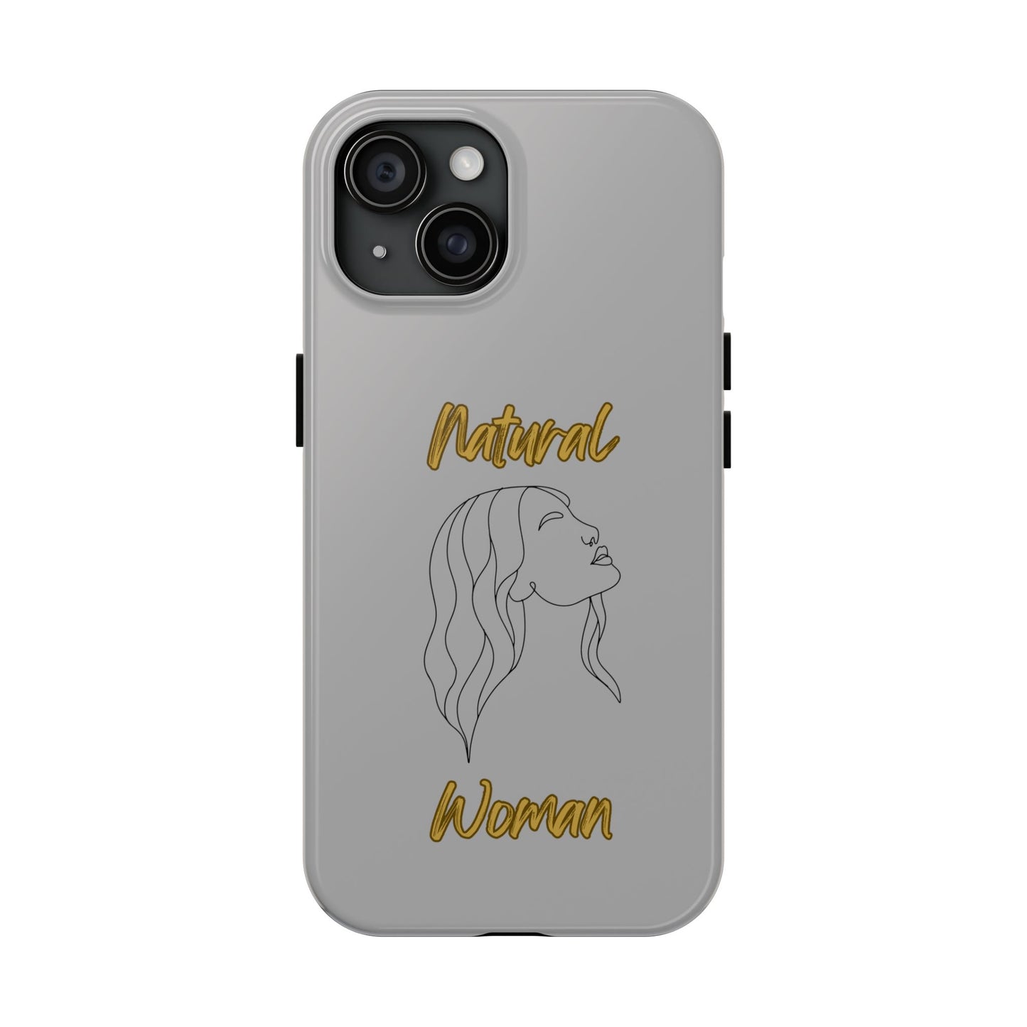 Natural Woman Breeze On Face (BL)Tough Phone Cases LIGHT GREY