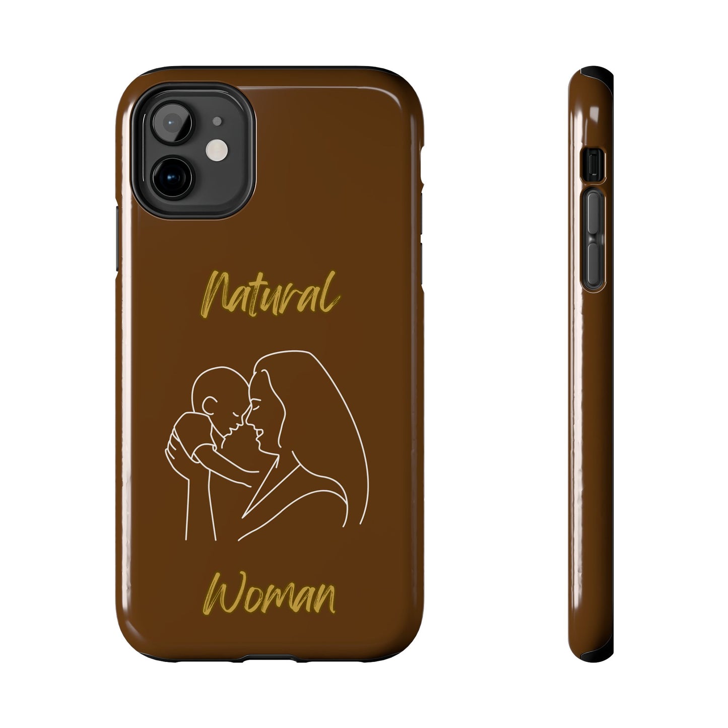 Natural Woman Joy (WL) Tough Phone Cases BROWN