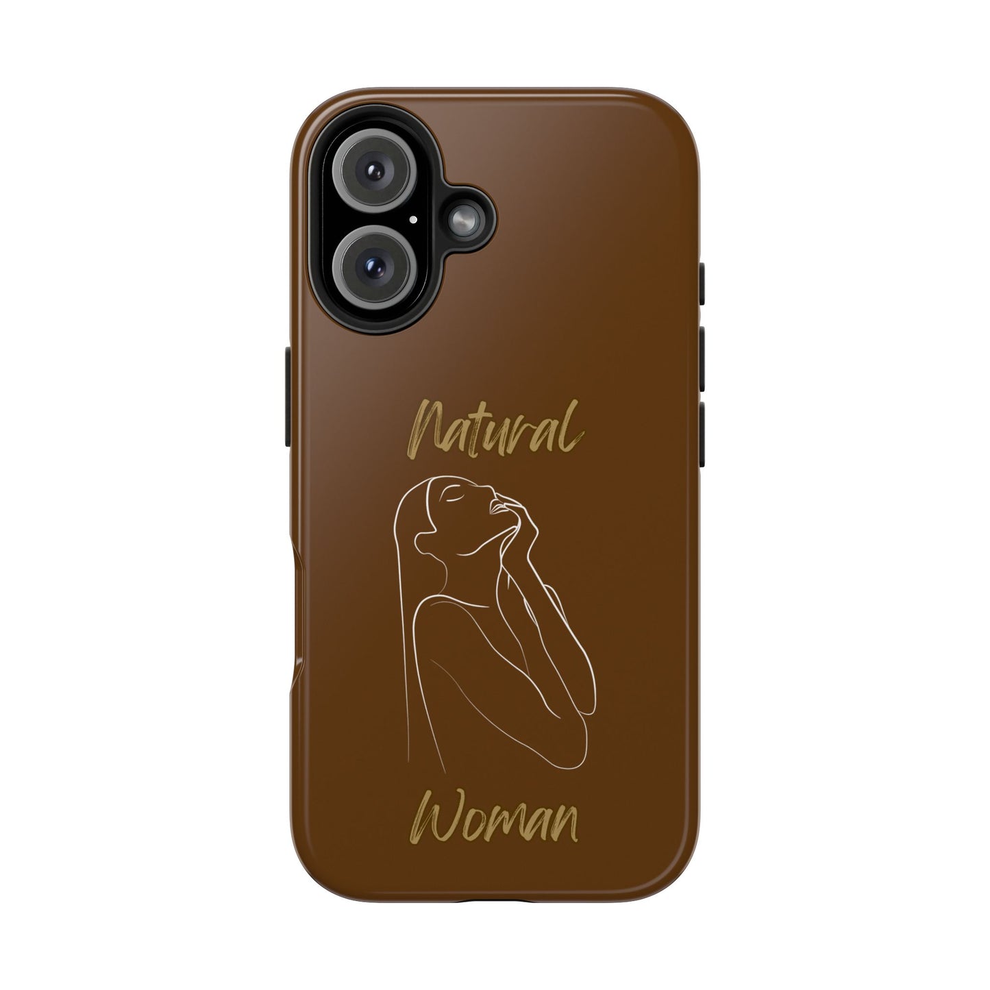 Natural Woman Thank You (WL) Tough Phone Cases BROWN