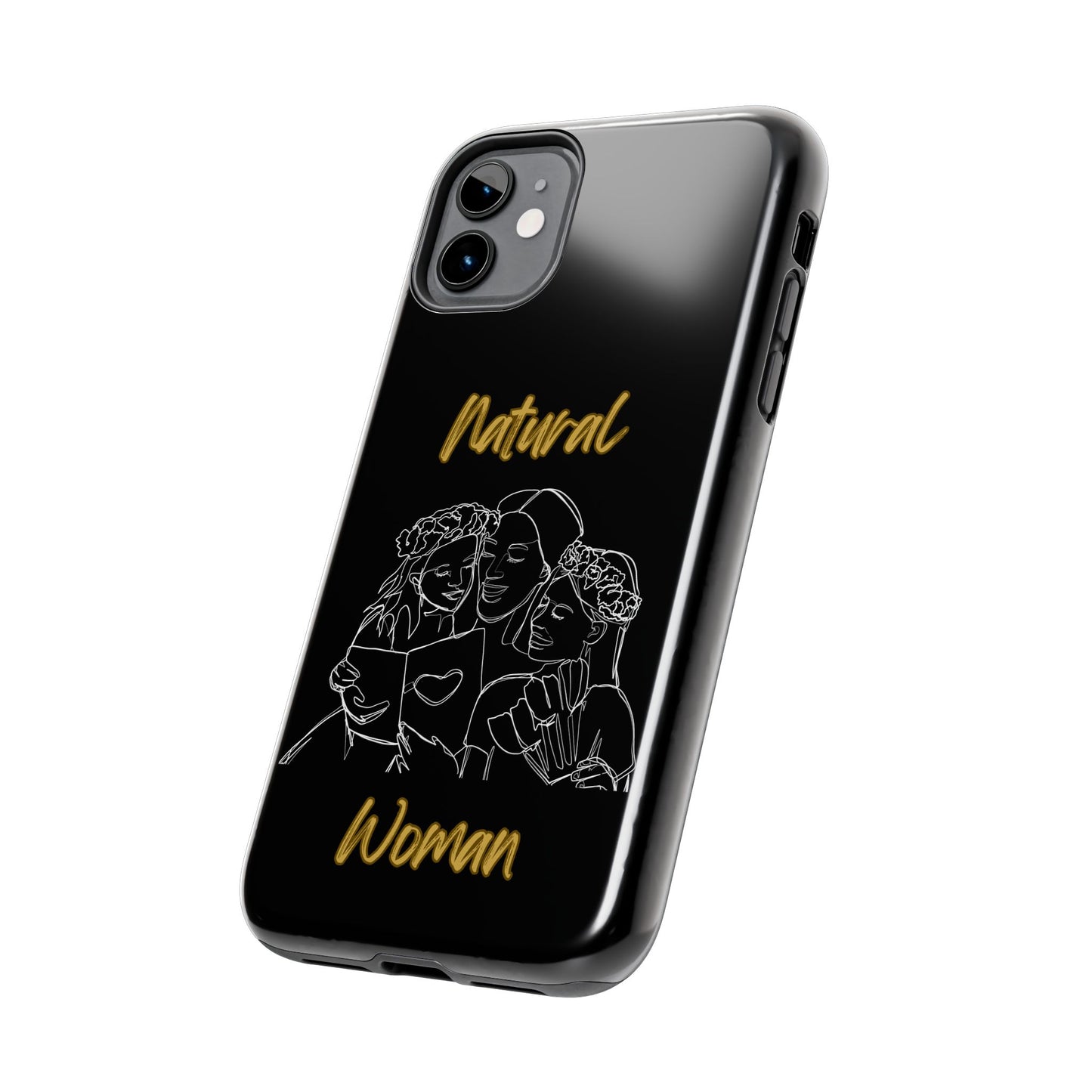 Natural Woman Me & My Girls (WL)Tough Phone Cases BLACK
