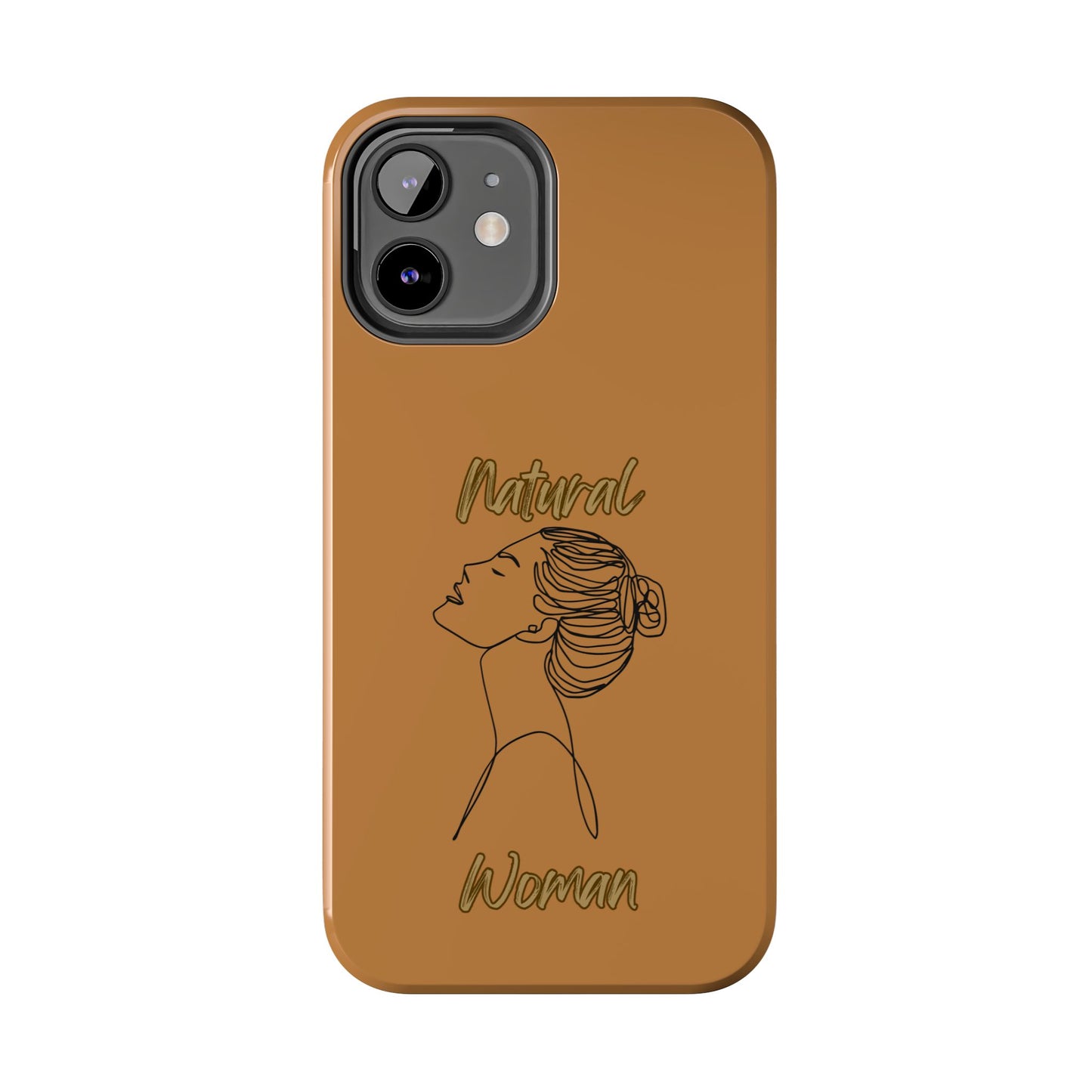 Natural Woman Wet Bun (BL) Tough Phone Cases LIGHT BROWN