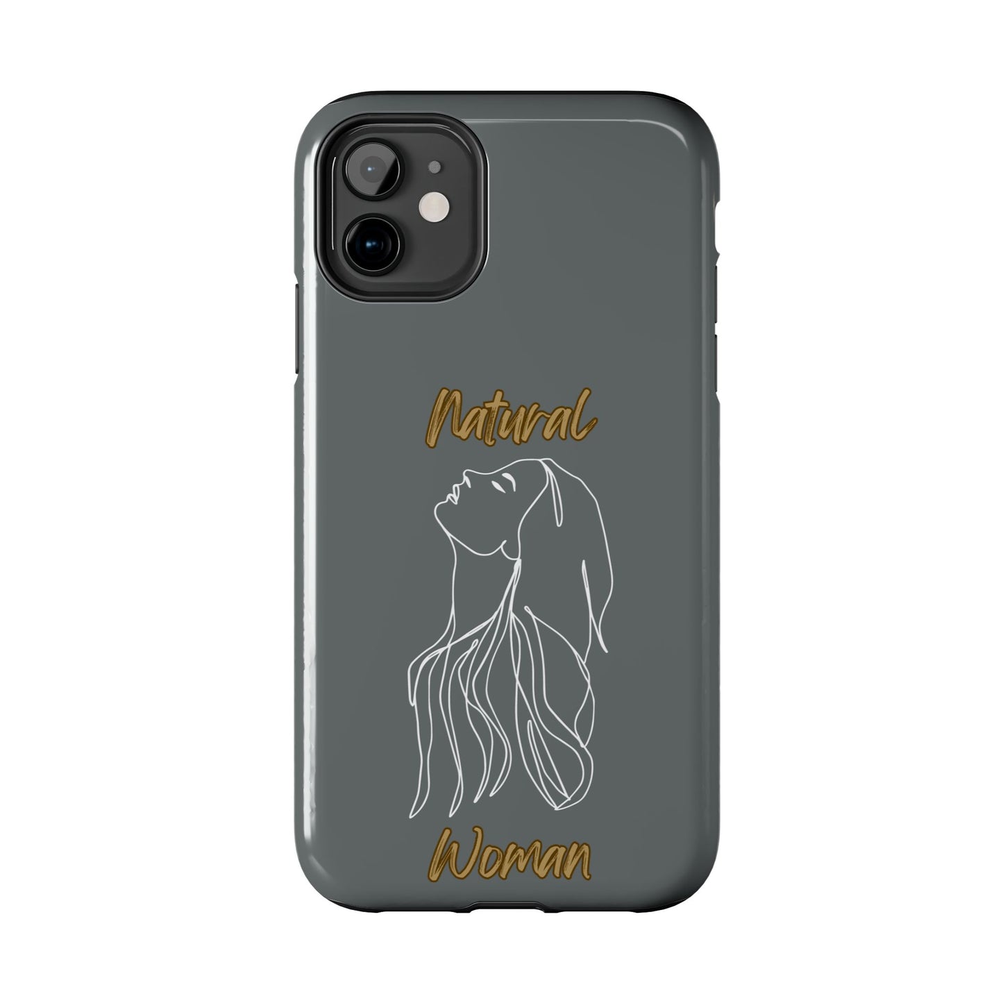 Natural Woman Appreciation (WL)Tough Phone Cases DARK GREY