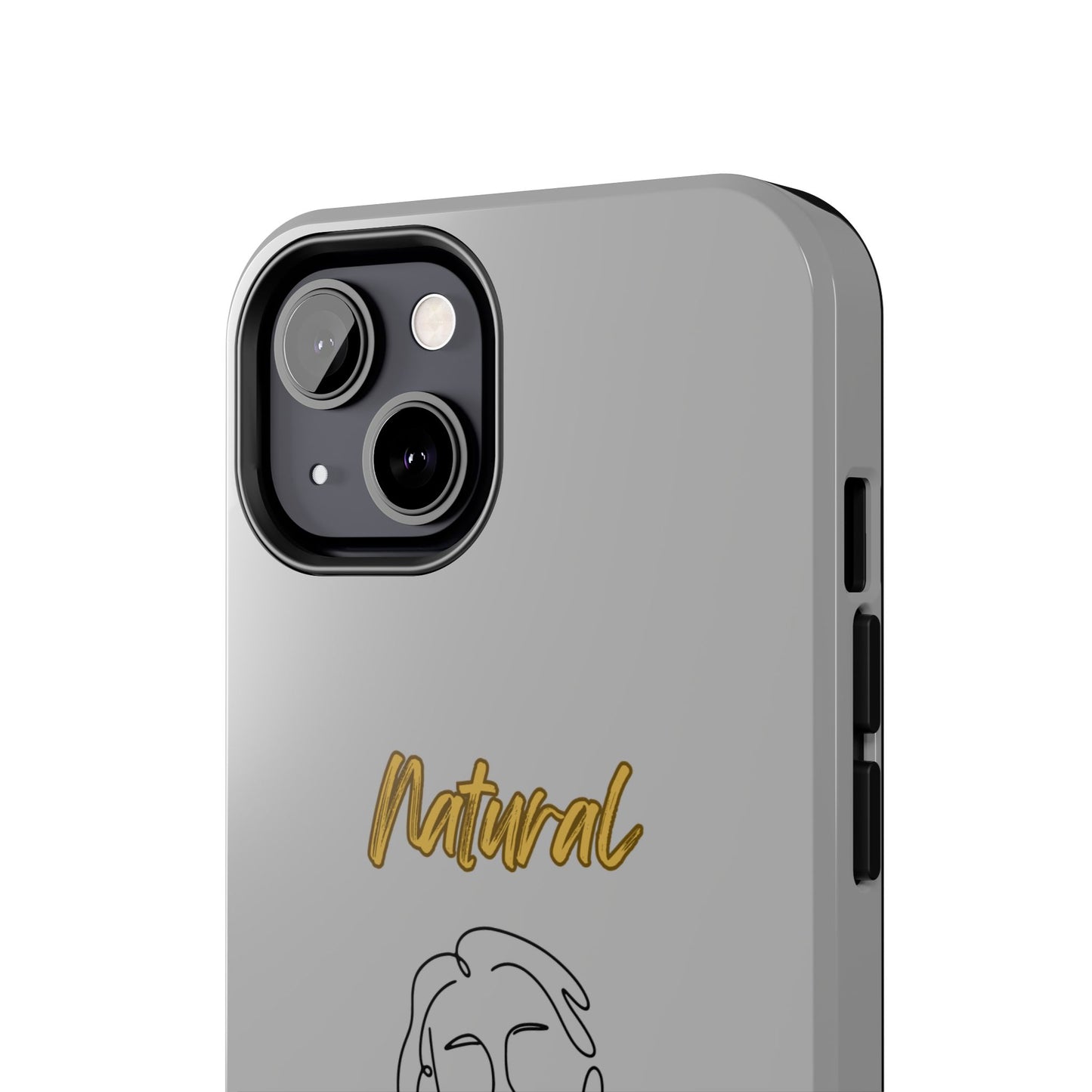 Natural Woman Hello (BL)Tough Phone Cases LIGHT GREY