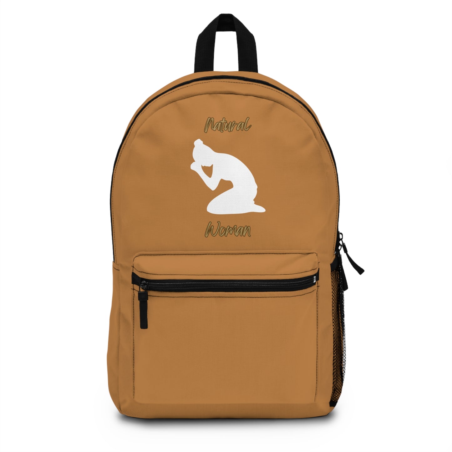 Natural Woman Pray (WL) Backpack LIGHT BROWN
