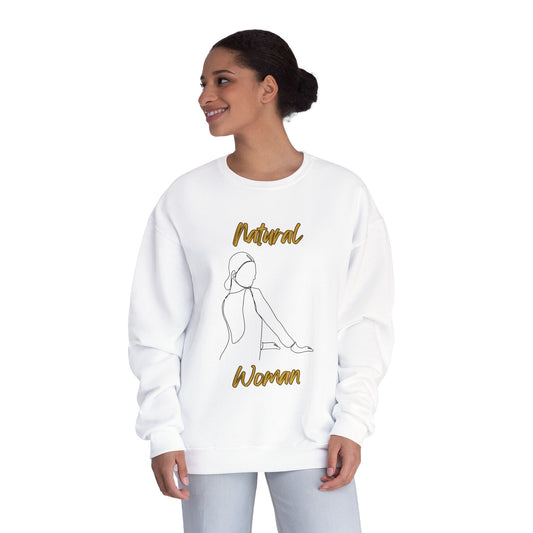 Natural Woman Hands Ready (BL) Crewneck Sweatshirt