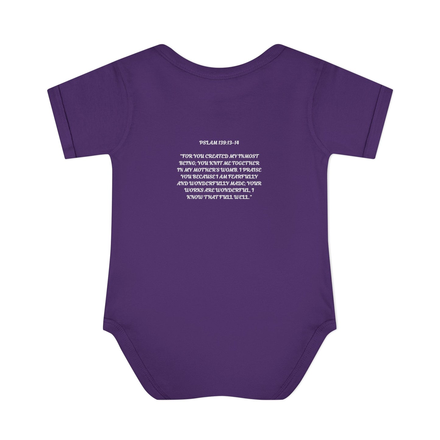 Kingdom Kids Infant Bodysuit - Psalm 139: 13-14