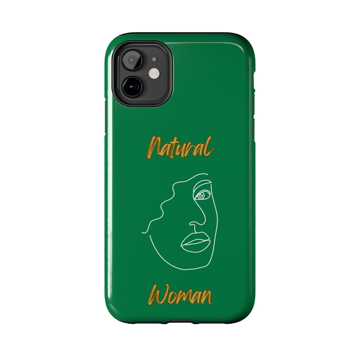 Natural Woman Peekaboo (WL)Tough Phone Cases DARK GREEN
