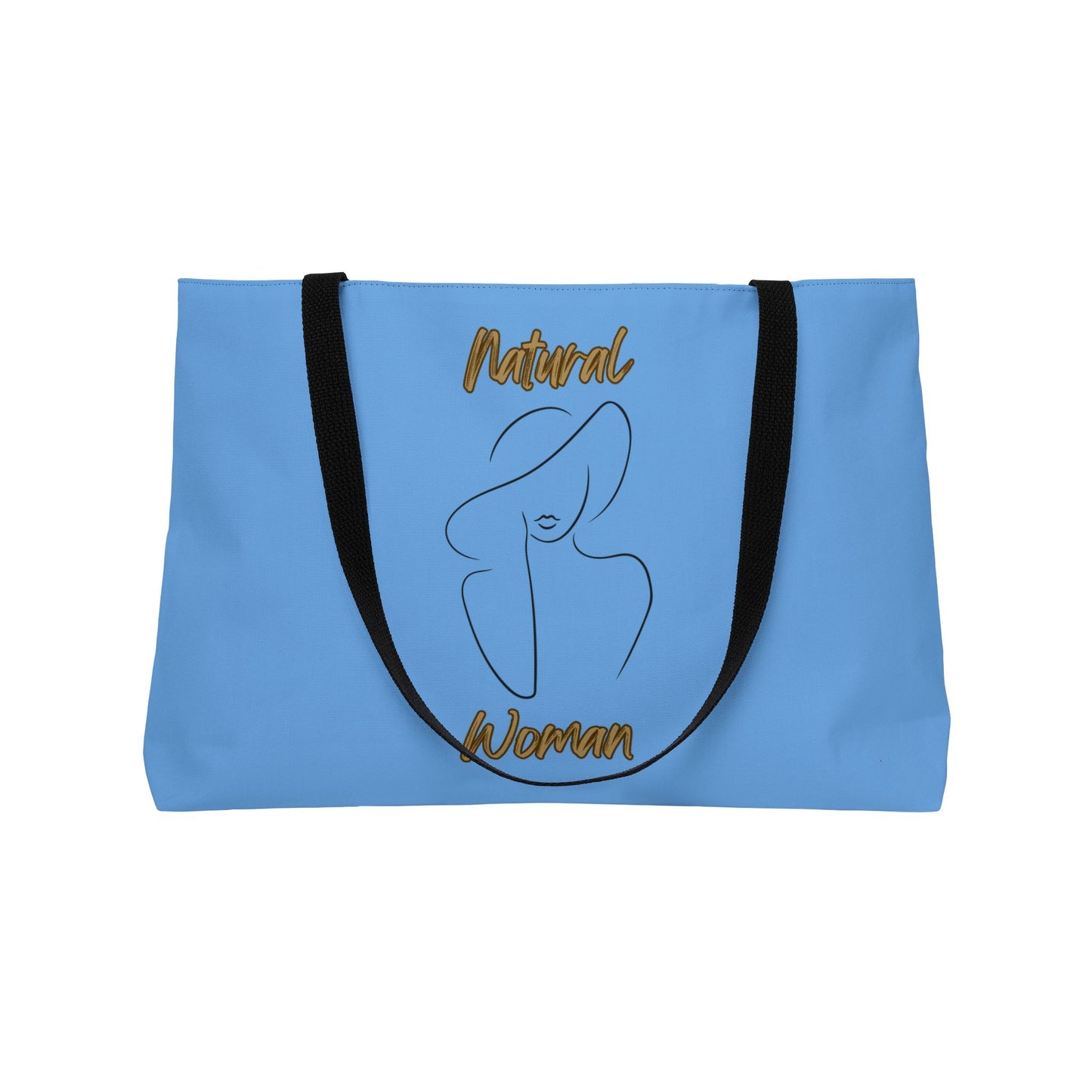 Natural Woman Sun Hat (BL) Weekender Tote Bag LIGHT BLUE