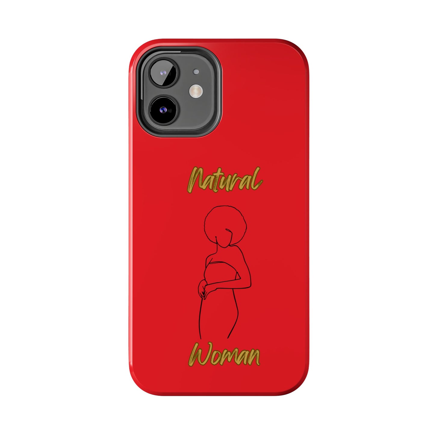 Natural Woman Sho Nuff (BL)Tough Phone Cases RED