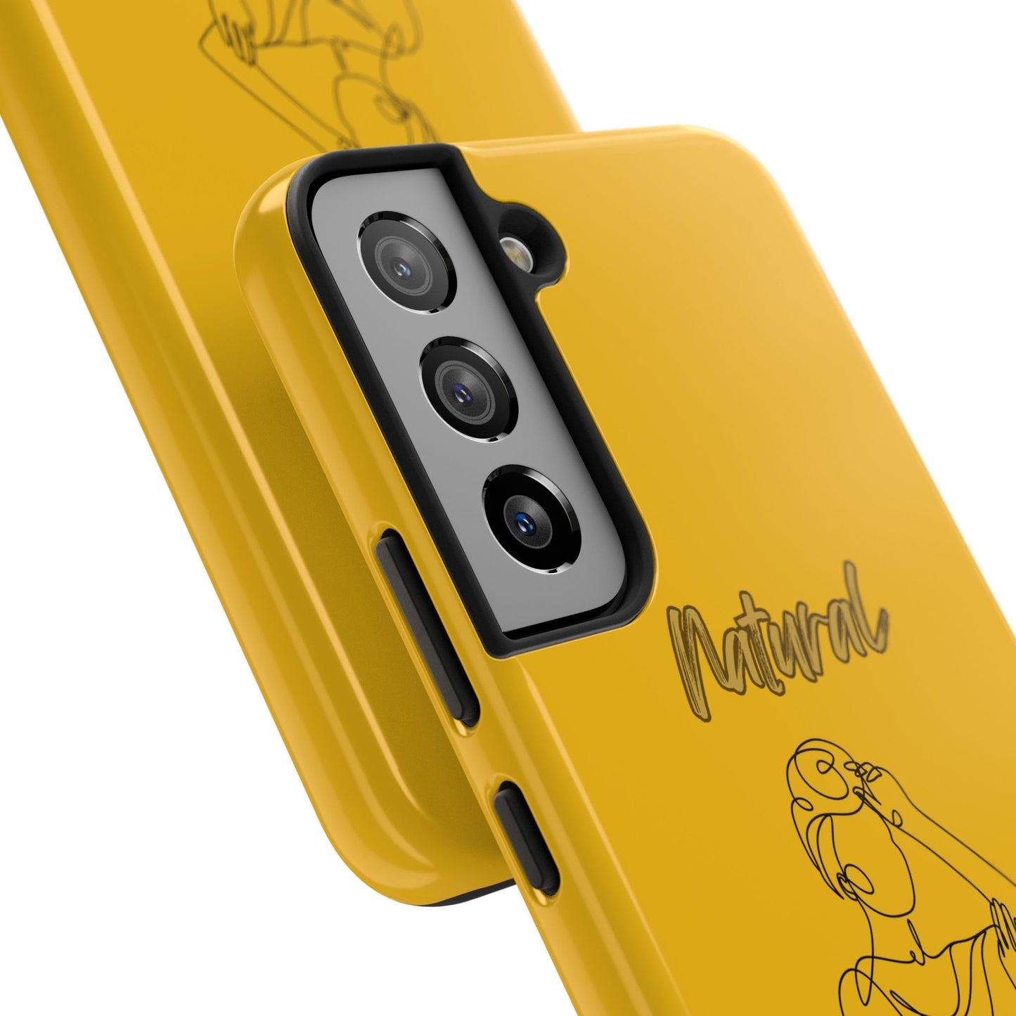 Natural Woman Style (BL)Tough Phone Cases YELLOW