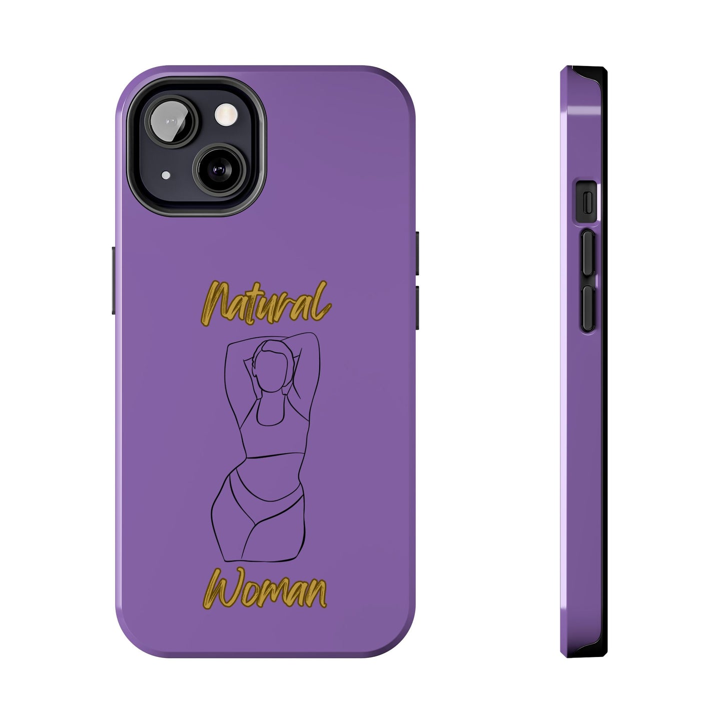 Natural Woman I Love Me (BL)Tough Phone Cases LIGHT PURPLE