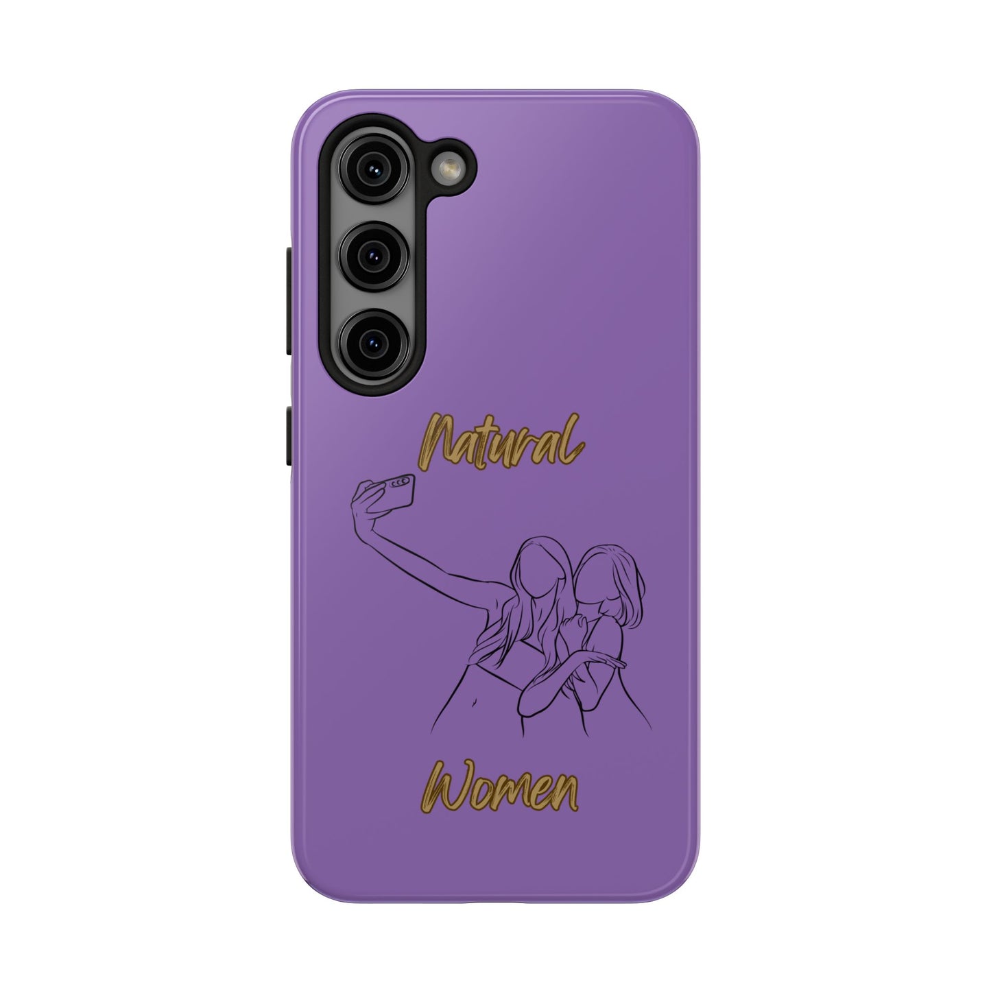 Natural Woman Friends Selfie (BL)Tough Phone Cases LIGHT PURPLE