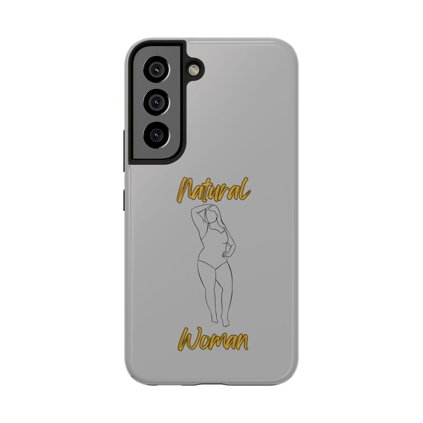 Natural Woman Looking Good (BL)Tough Phone Cases LIGHT GREY