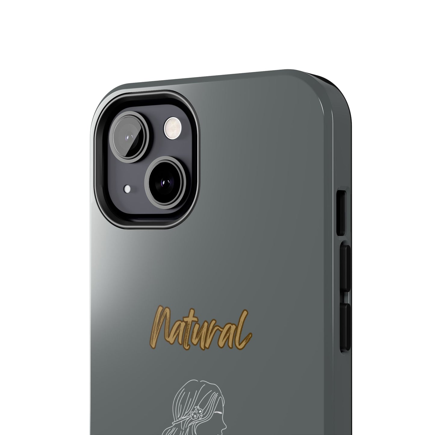 Natural Woman Young Woman (WL)Tough Phone Cases DARK GREY