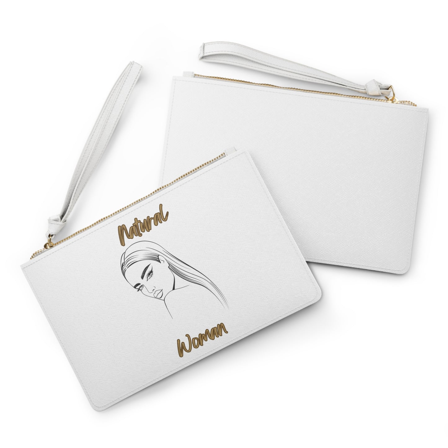 Natural Woman The Stare (BL) Clutch Bag WHITE