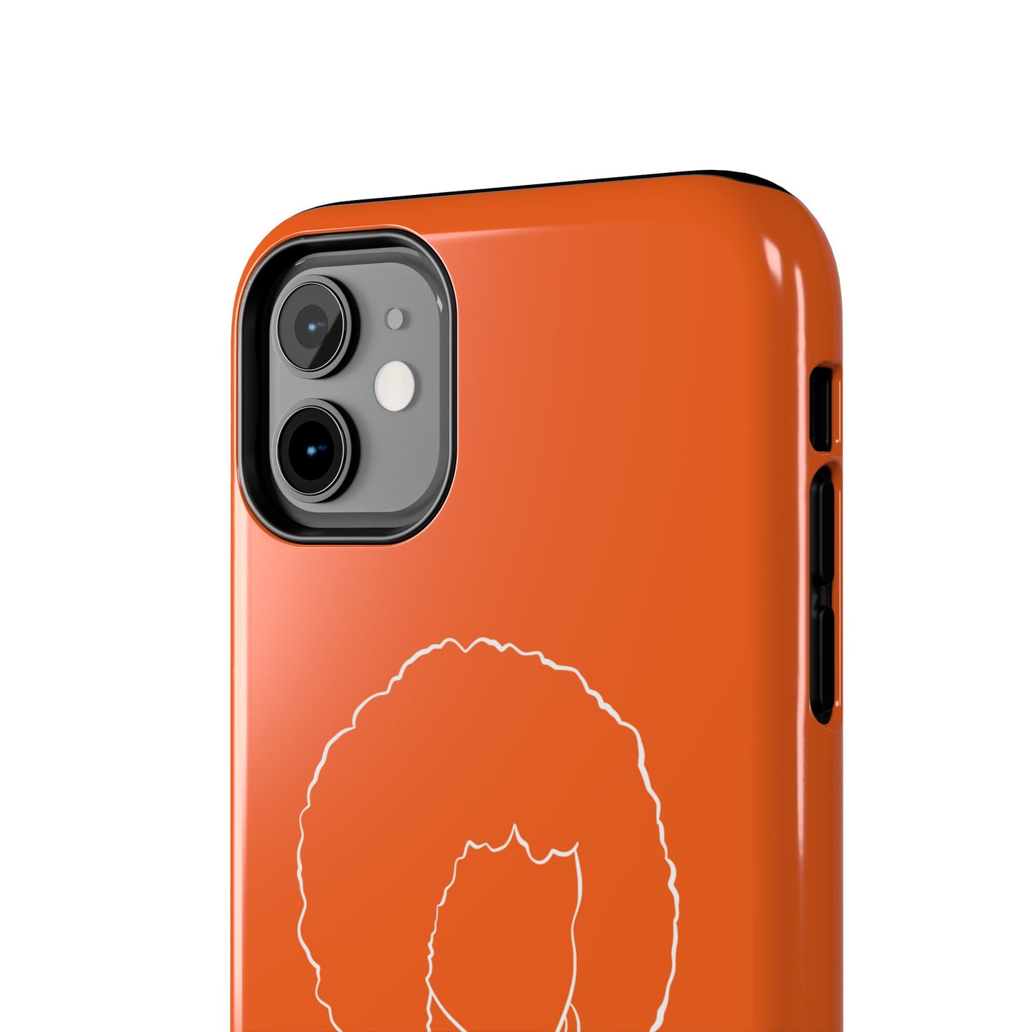 Natural Woman Afro (WL)Tough Phone Cases ORANGE