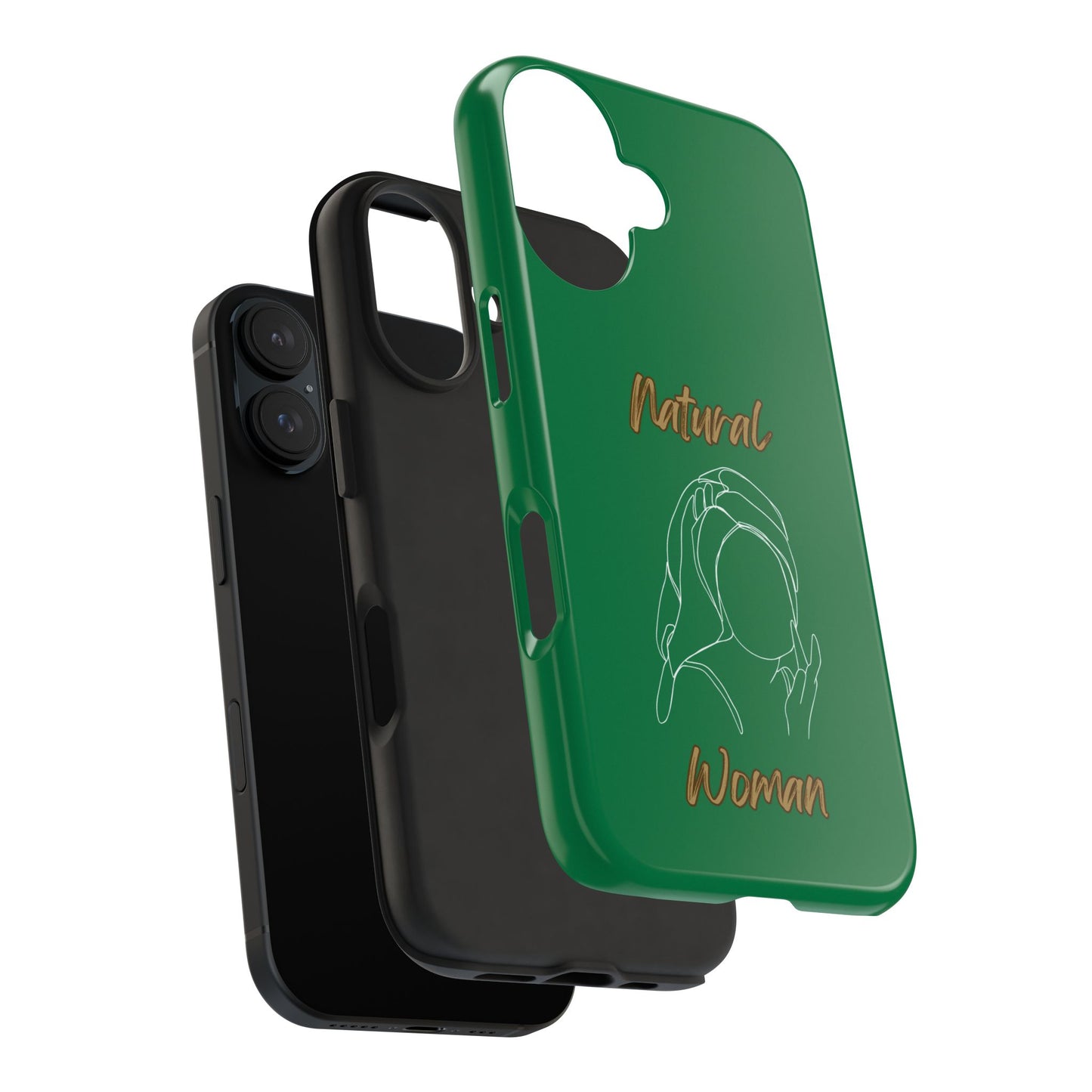 Natural Woman Towel Wrapped (WL)Tough Phone Cases DARK GREEN
