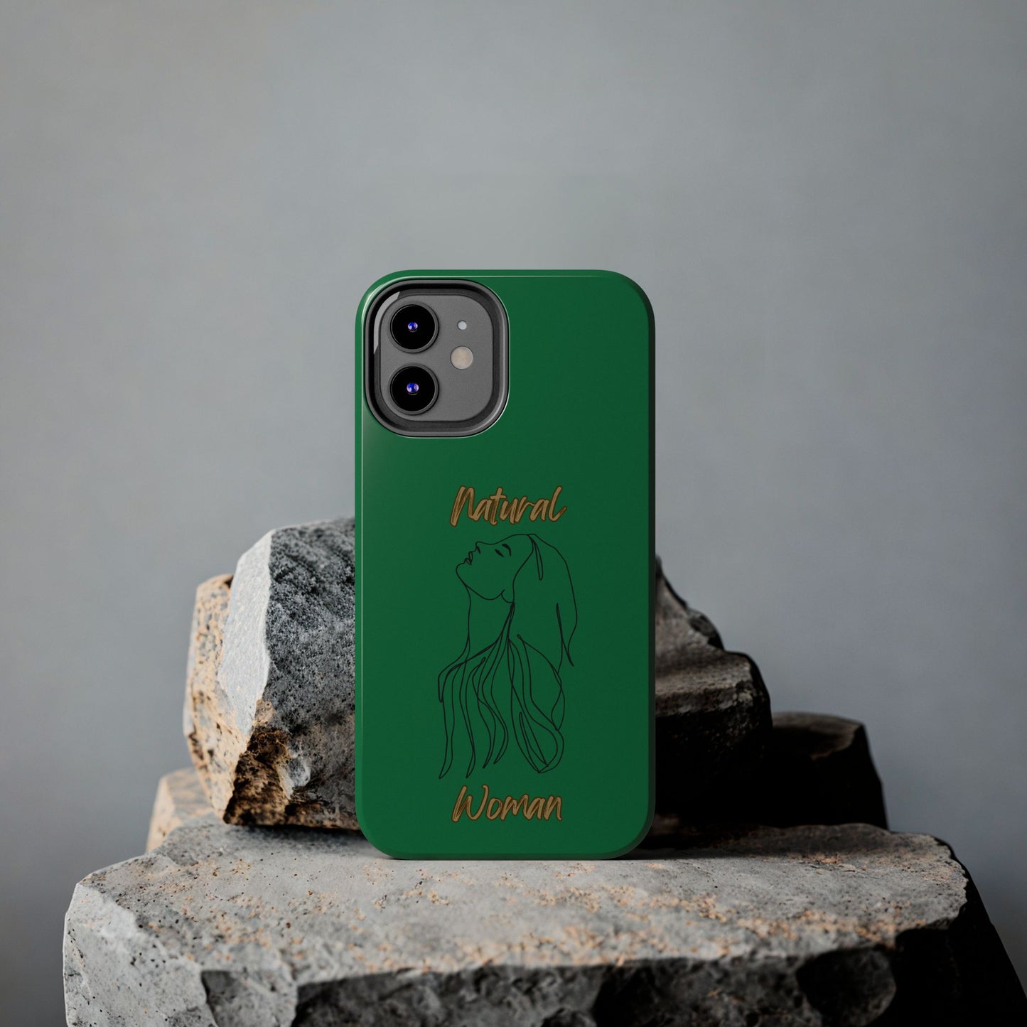 Natural Woman Appreciation (BL) Tough Phone Cases DARK GREEN