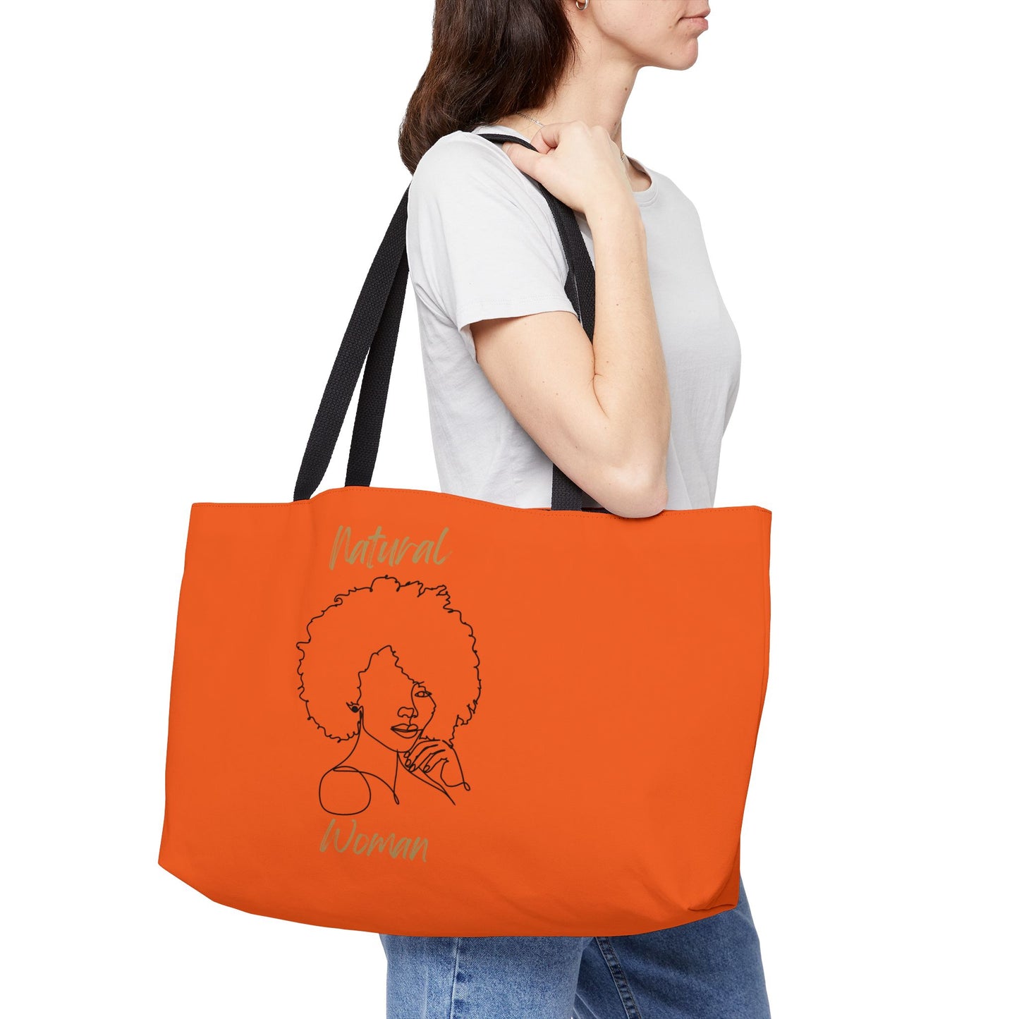 Natural Woman The Look (BL) Weekender Tote Bag ORANGE