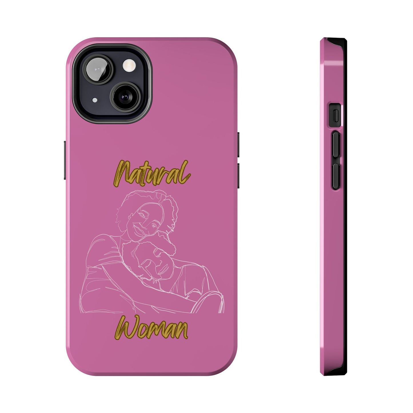 Natural Woman Loving Embrace (WL)Tough Phone Cases LIGHT PINK