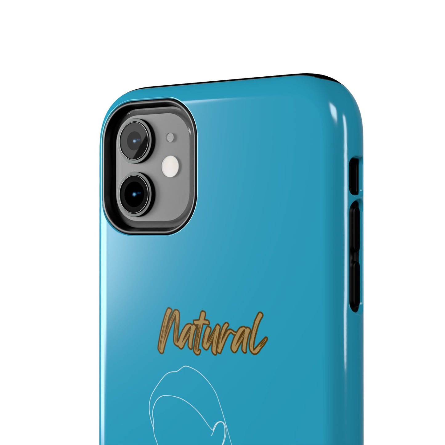 Natural Woman Tilted Look (WL) Tough Phone Cases TURQUOISE