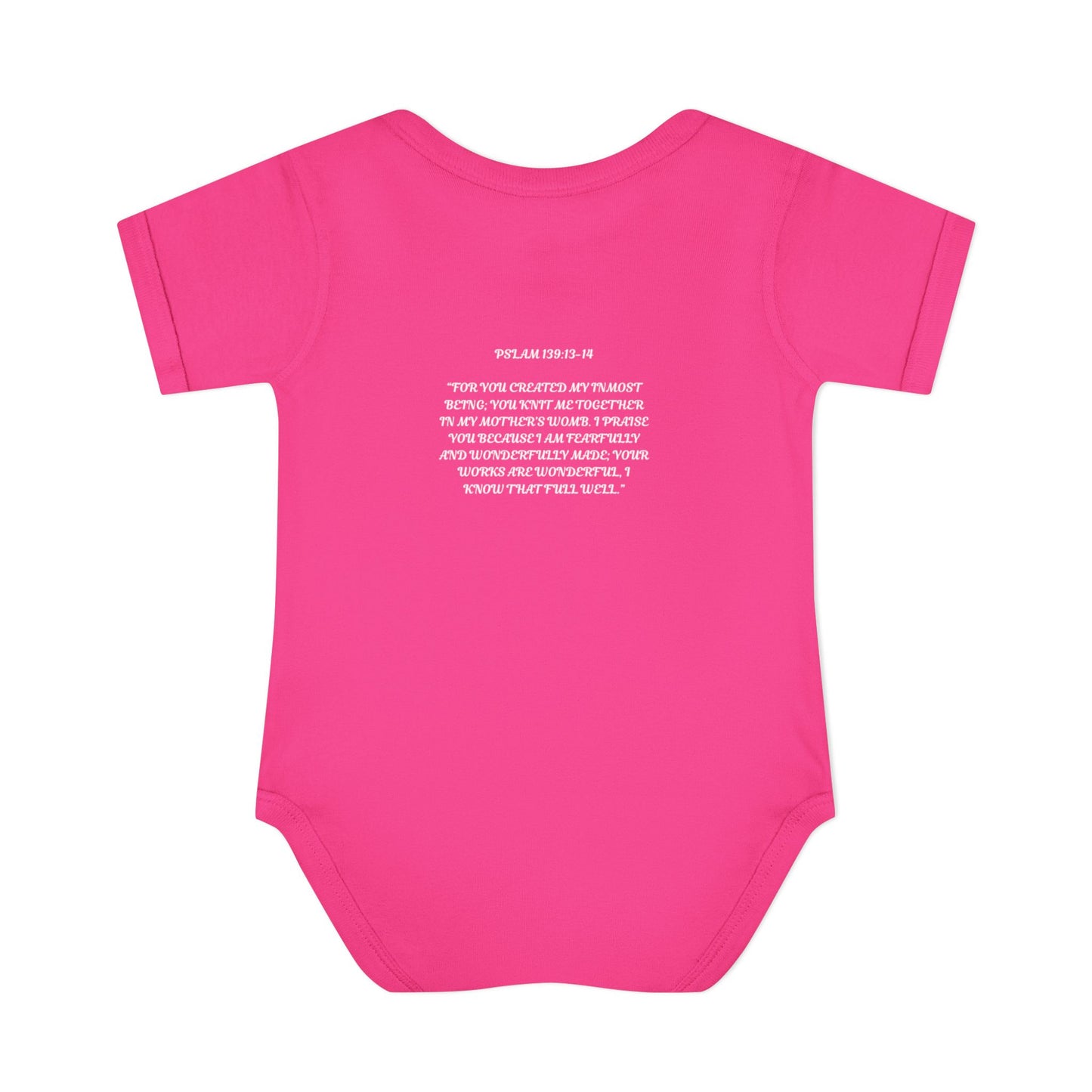Kingdom Kids Infant Bodysuit - Psalm 139: 13-14